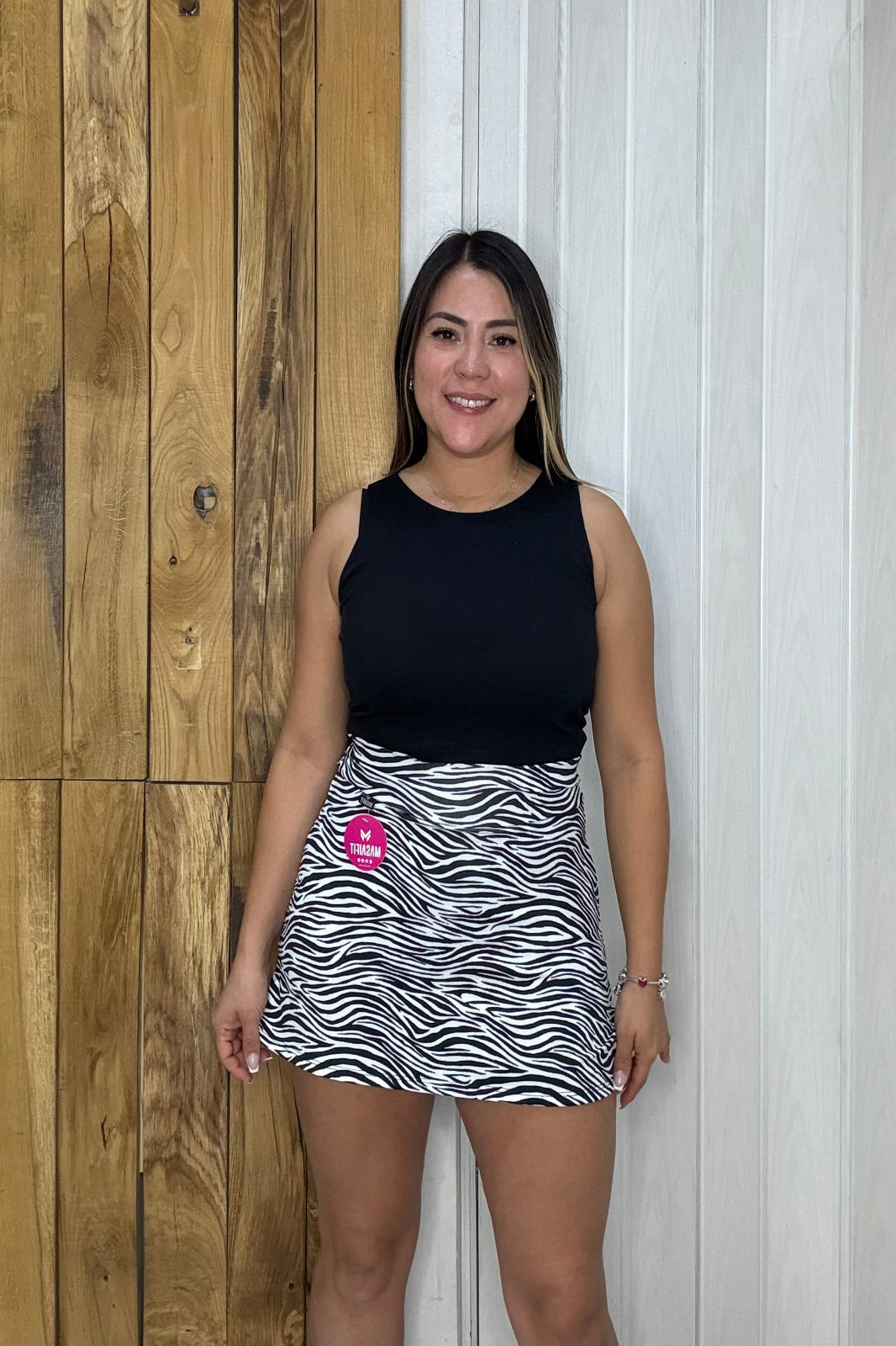 Falda Short Glow Fit - 0102