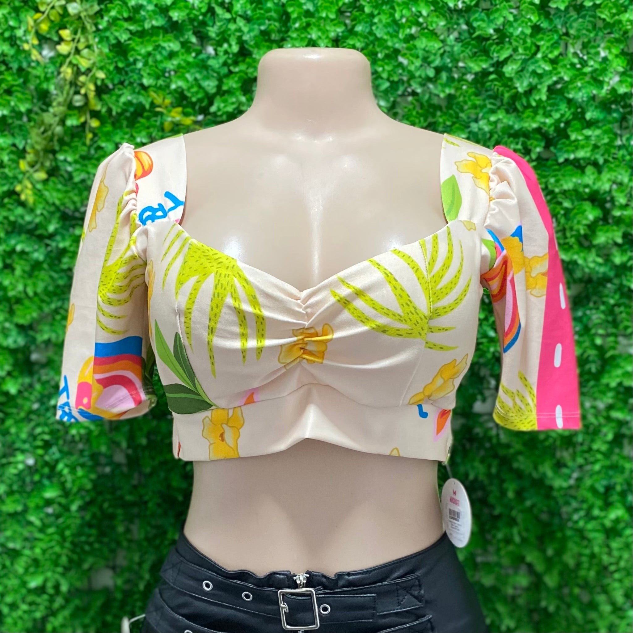 Croptop Bruna estampado