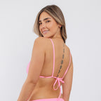 Bikini MALAGA - Rosado Tipo sostén Triangulo