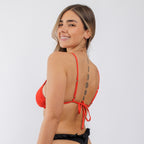 Bikini CAPRI - Rojo tipo sostén Triangulo
