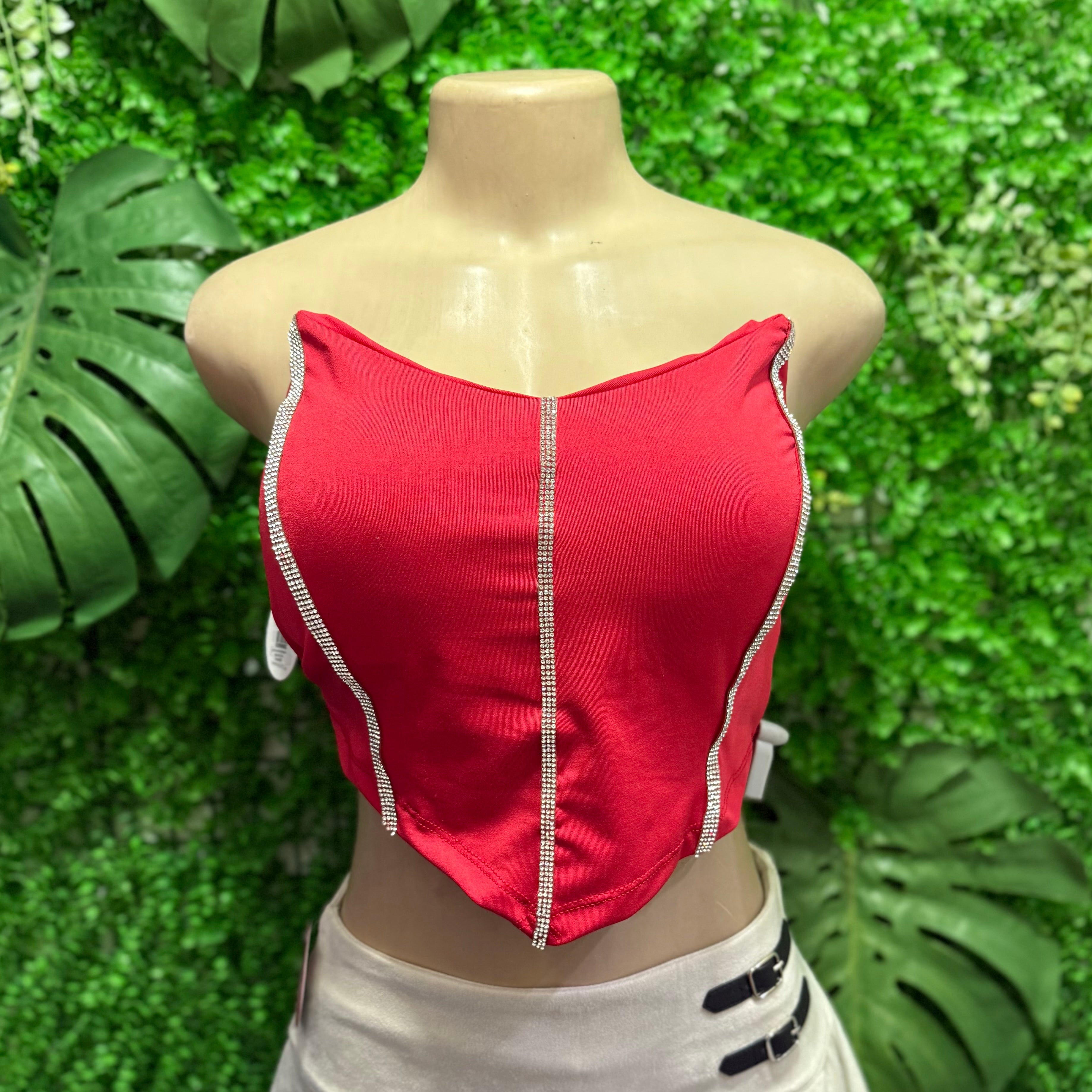 Croptop Rojo