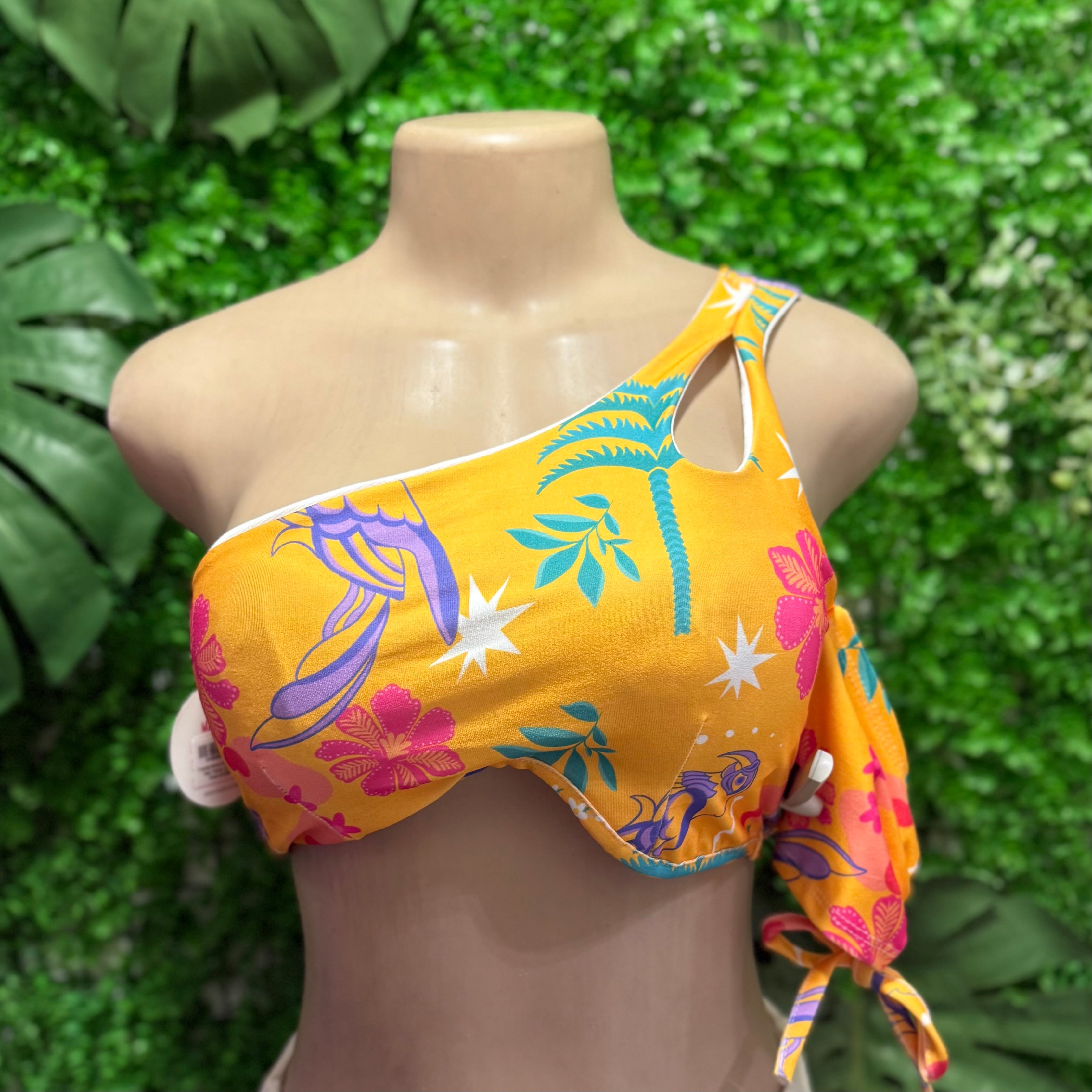 Croptop Mariana estampado Azul