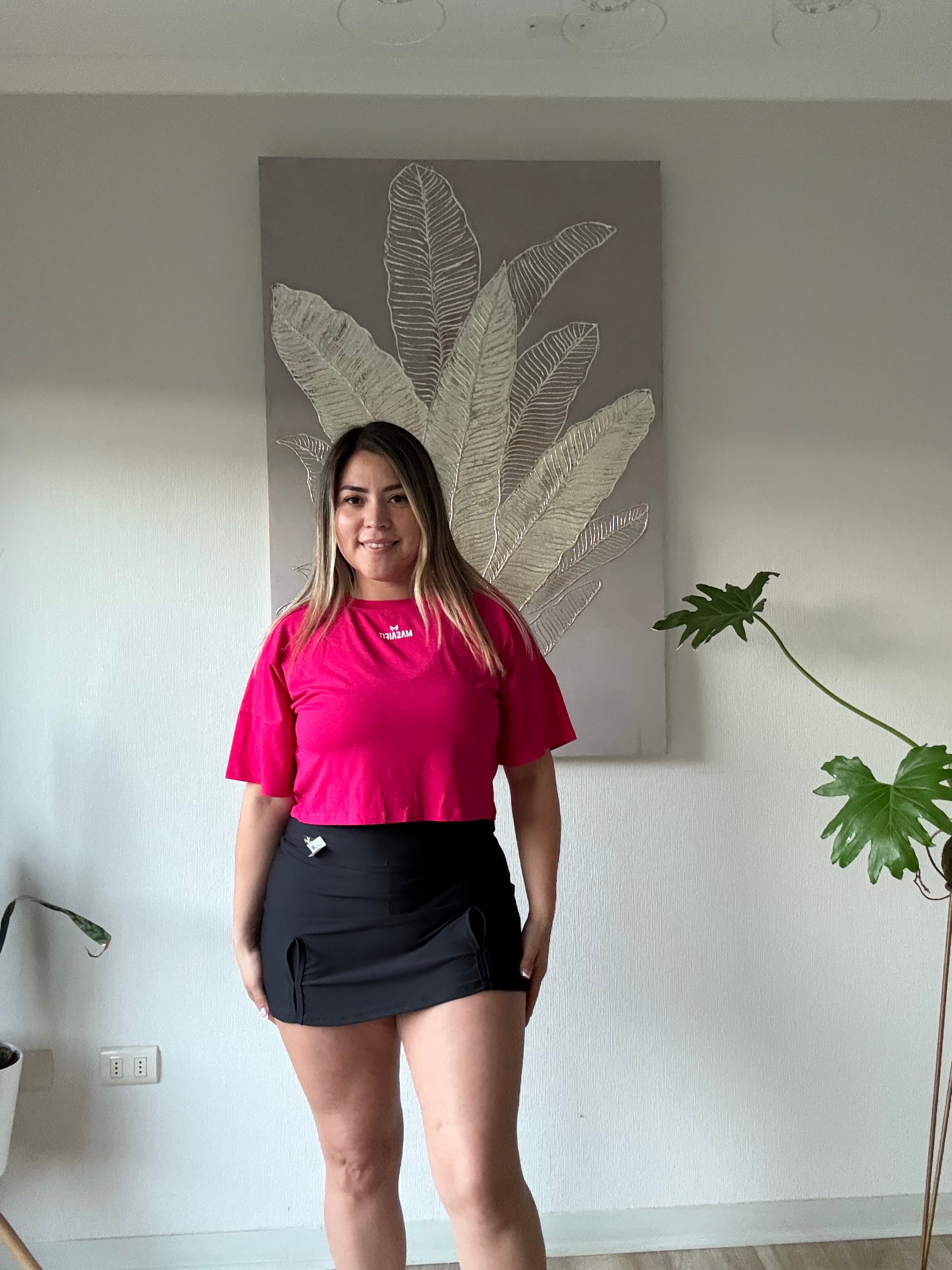 Falda Short Power fit - Negra