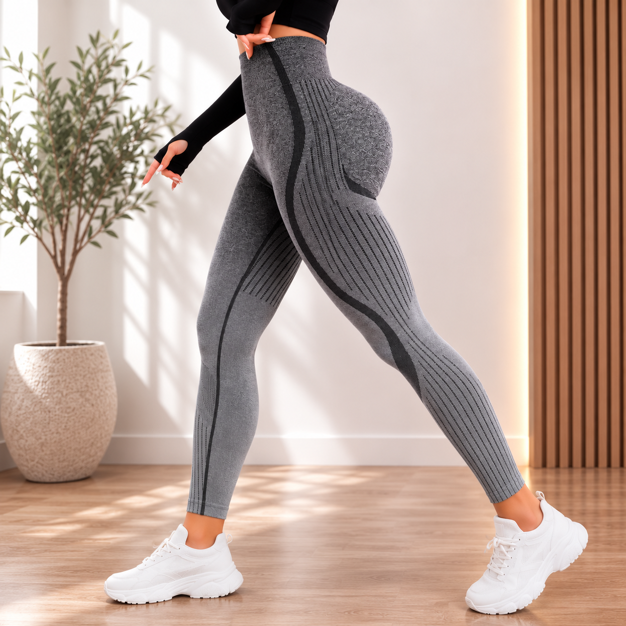 Calza Push Up Gris