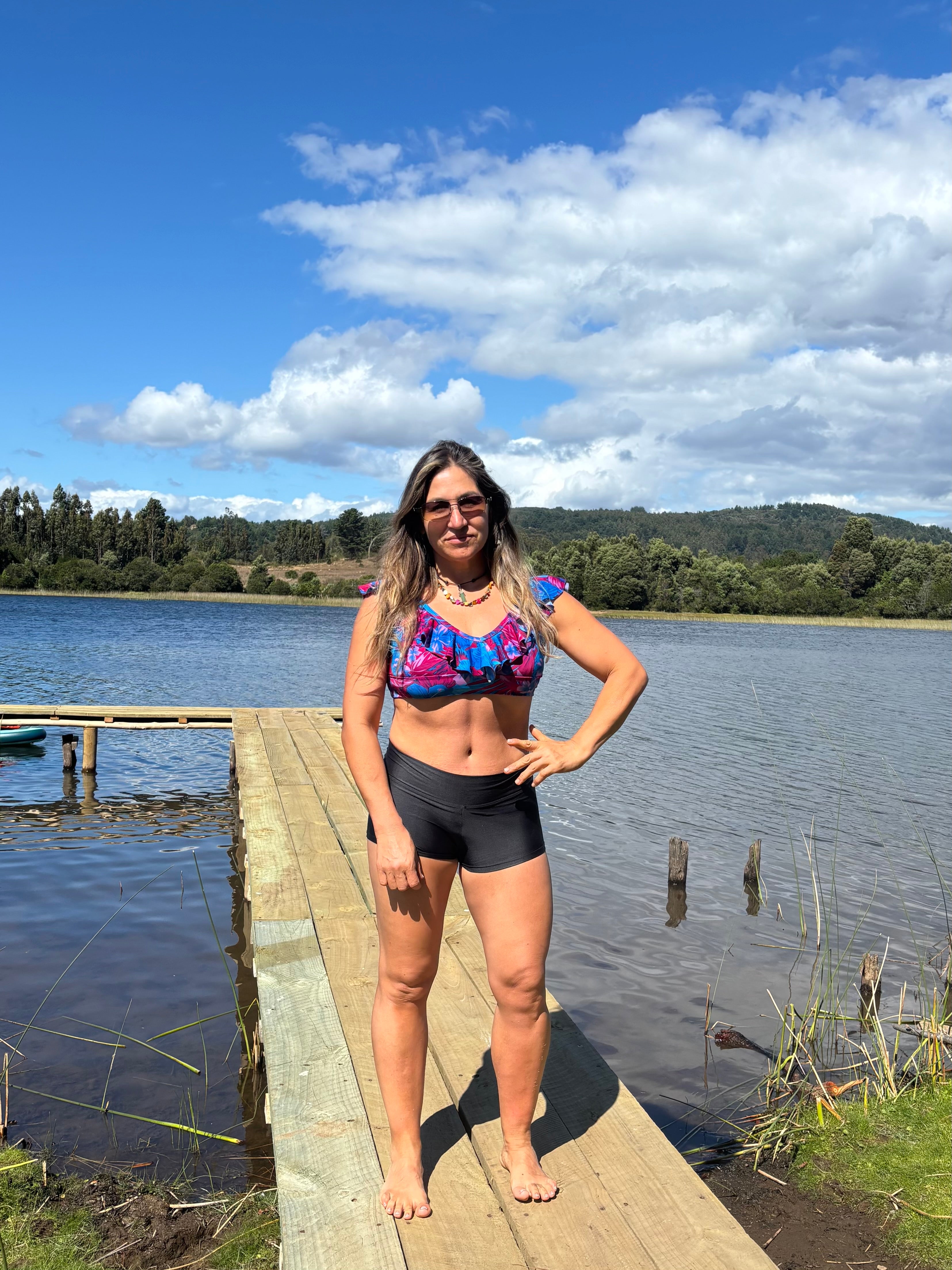 Pantaleta tiro alto Negro