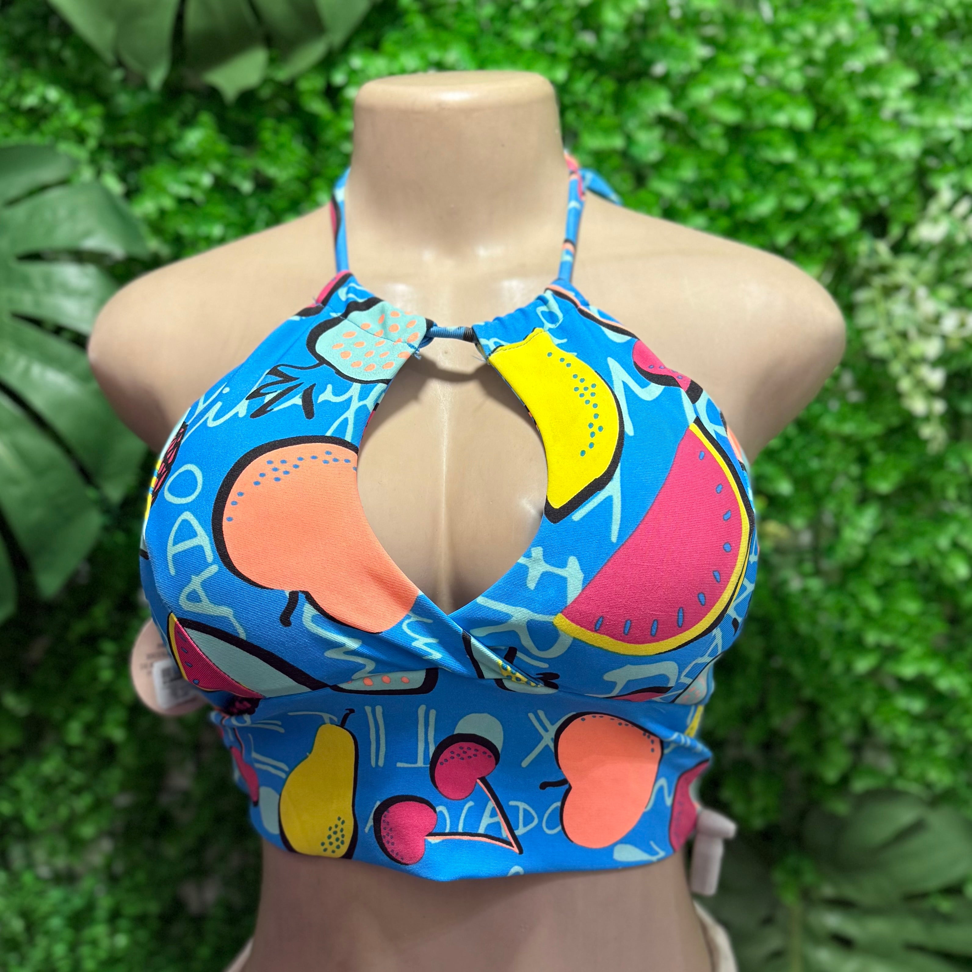 Croptop Estampado fruta
