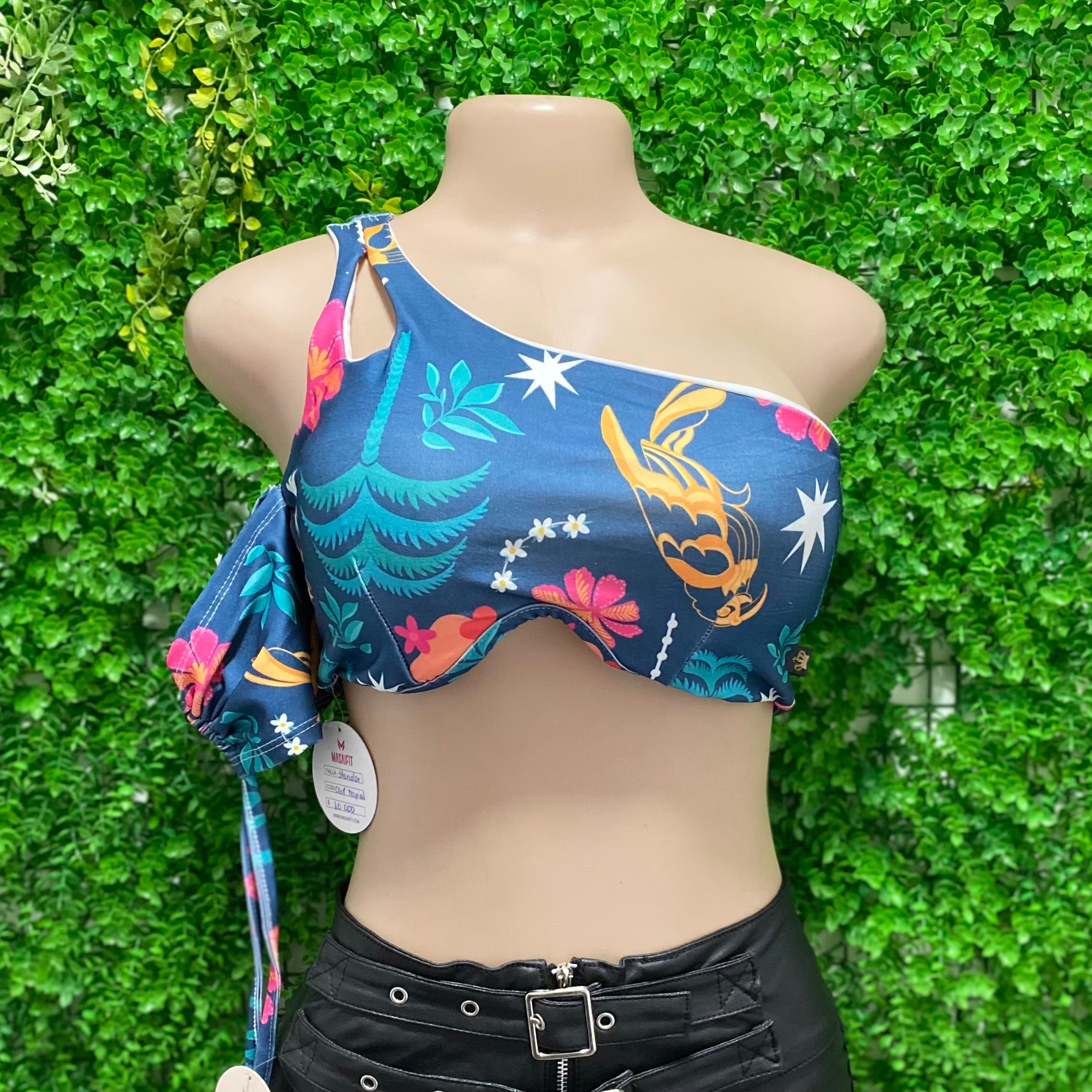Croptop Mariana estampado