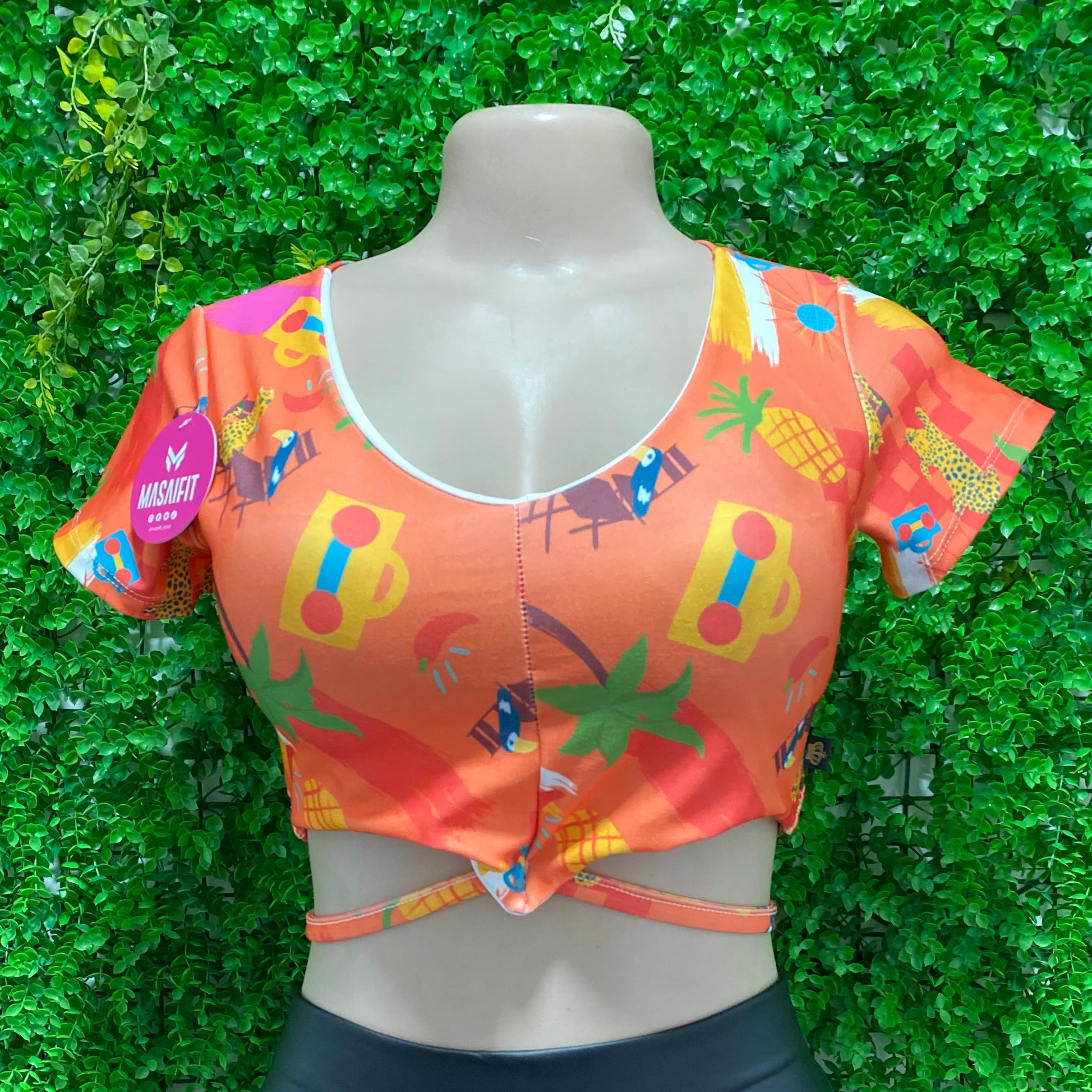 Croptop Sofia estampado