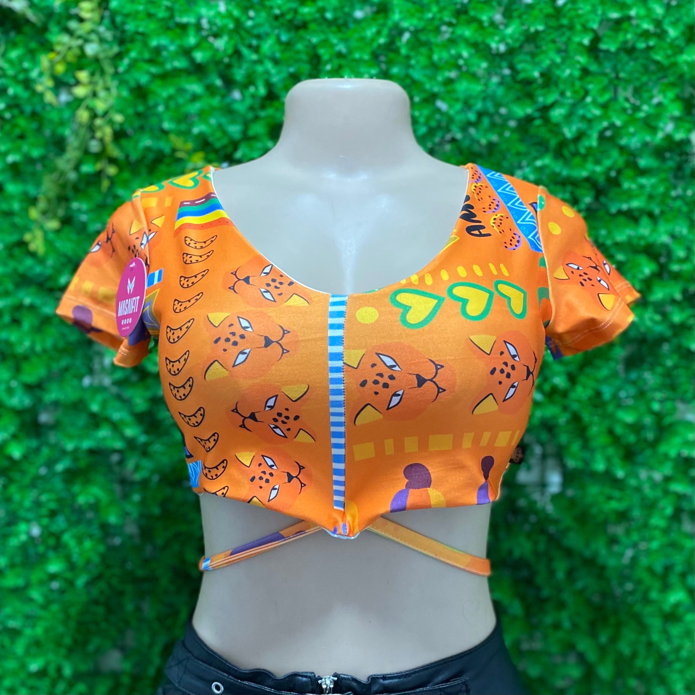 Croptop Sofia estampado