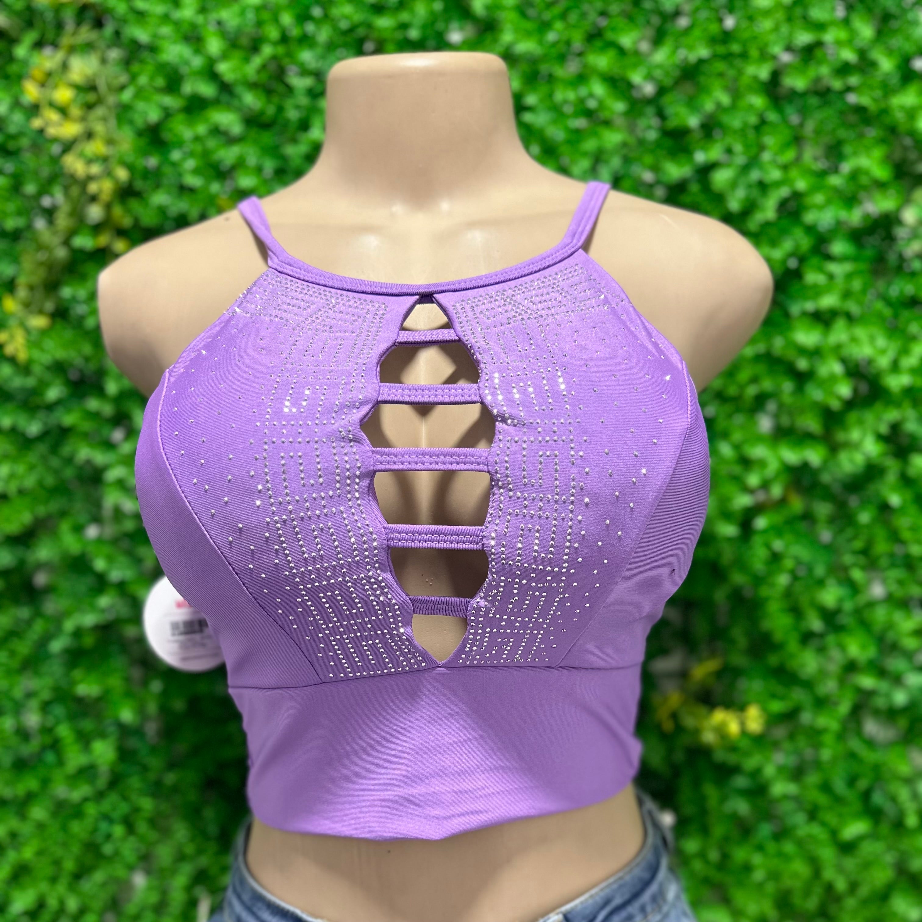Croptop Lila