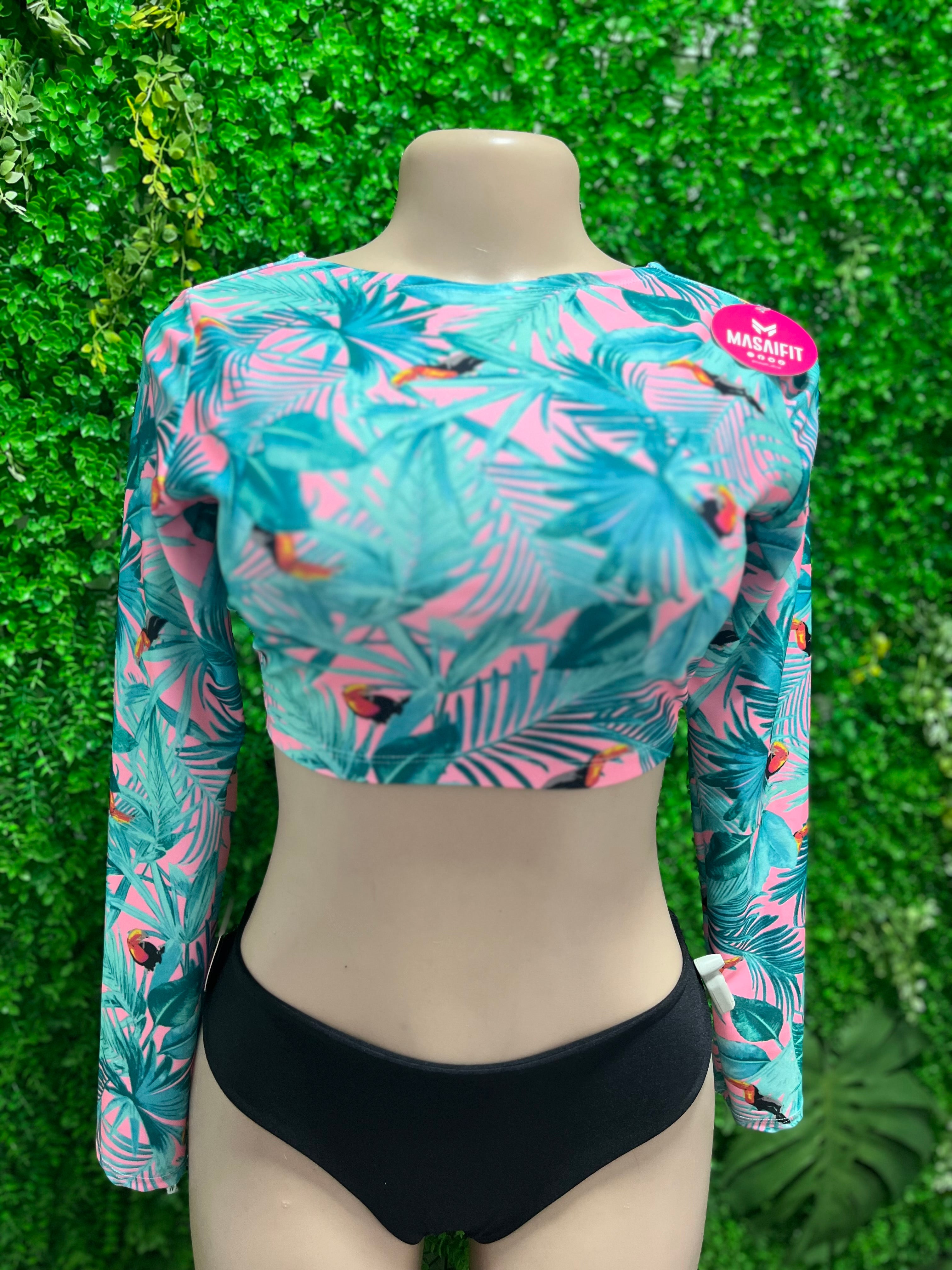 Bikini EMMA  BN007- Polera Manga Larga Elasticada