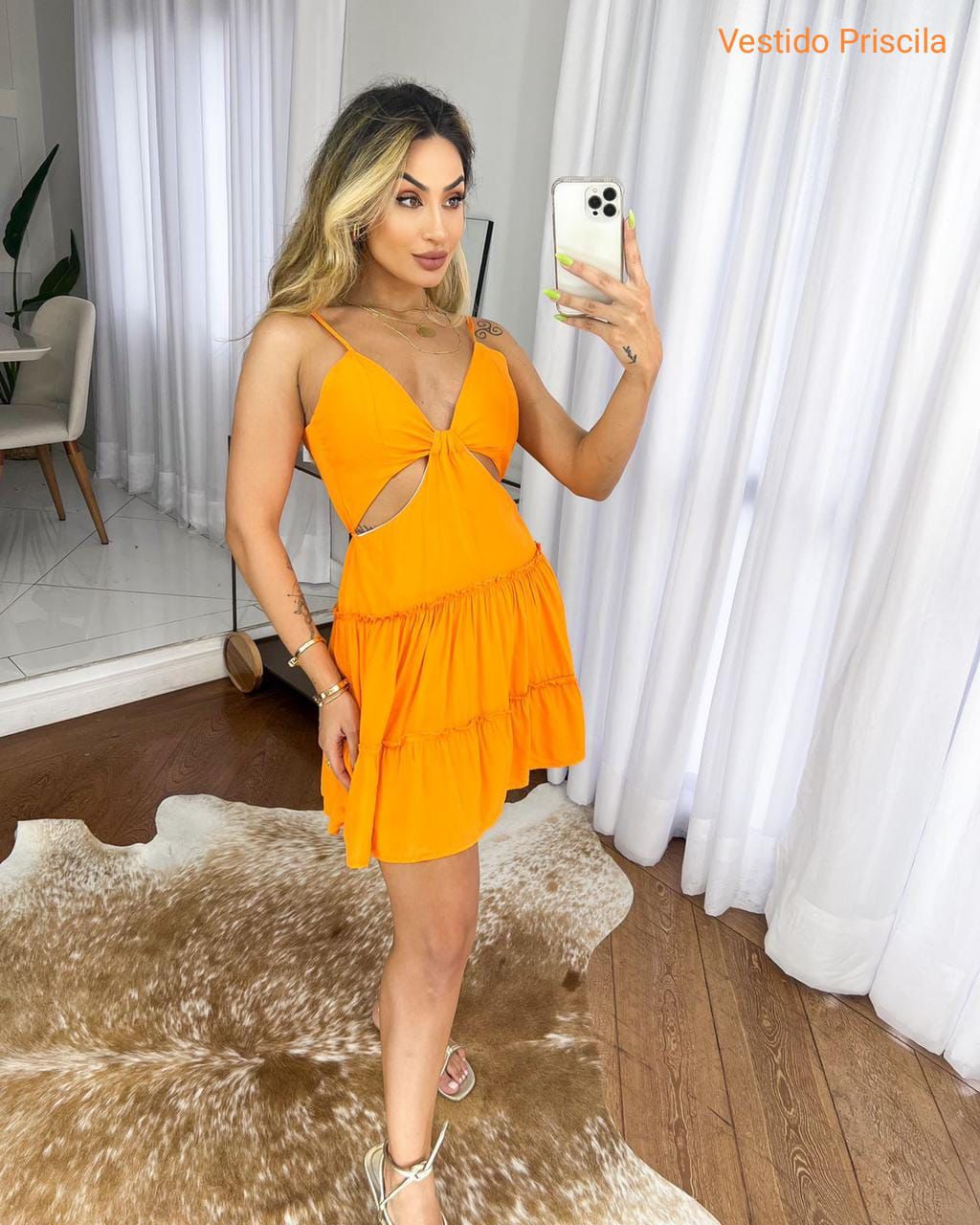 VESTIDO PRISCILA NARANJO