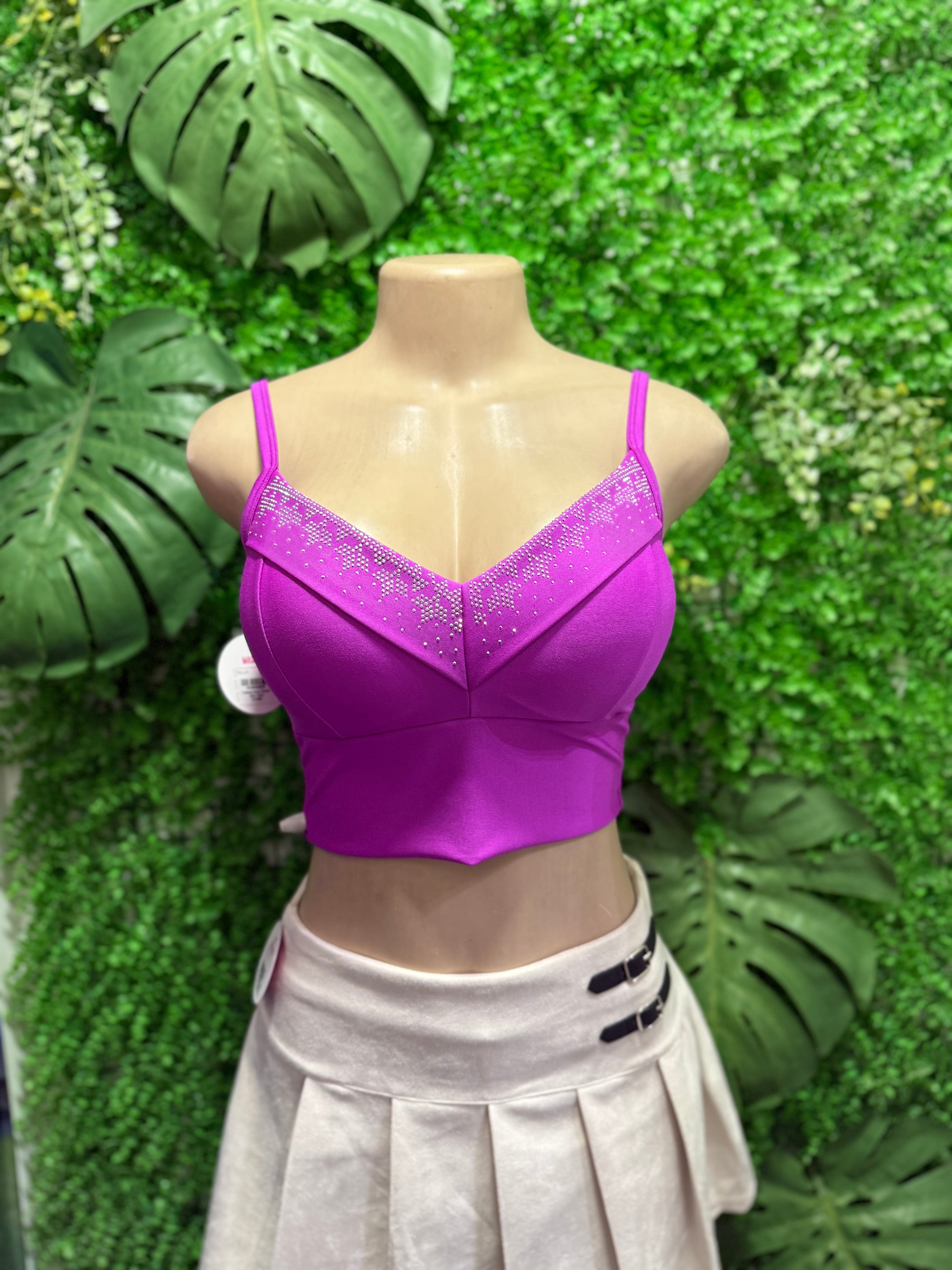 Croptop Morado
