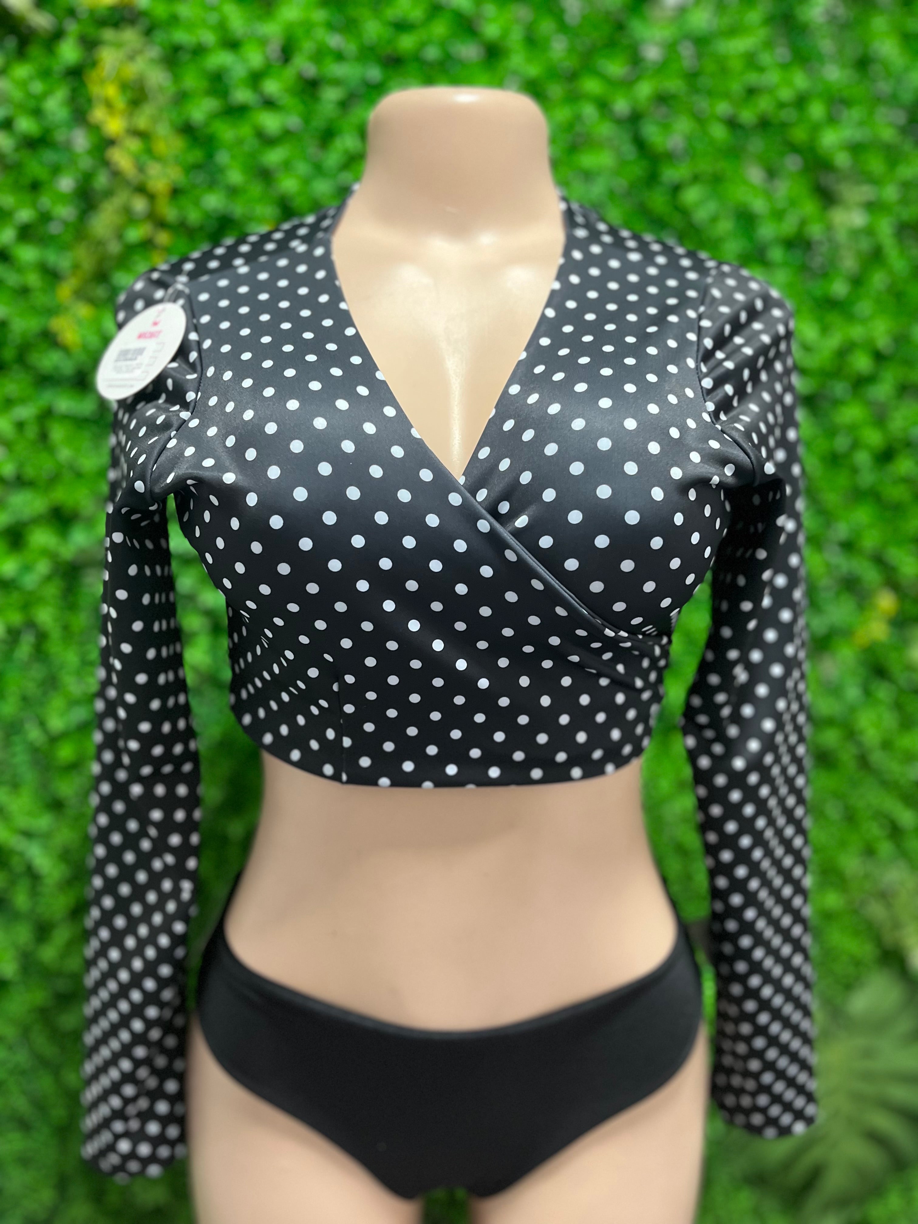 Bikini EMMA BN070 - Polera Manga Larga Elasticada