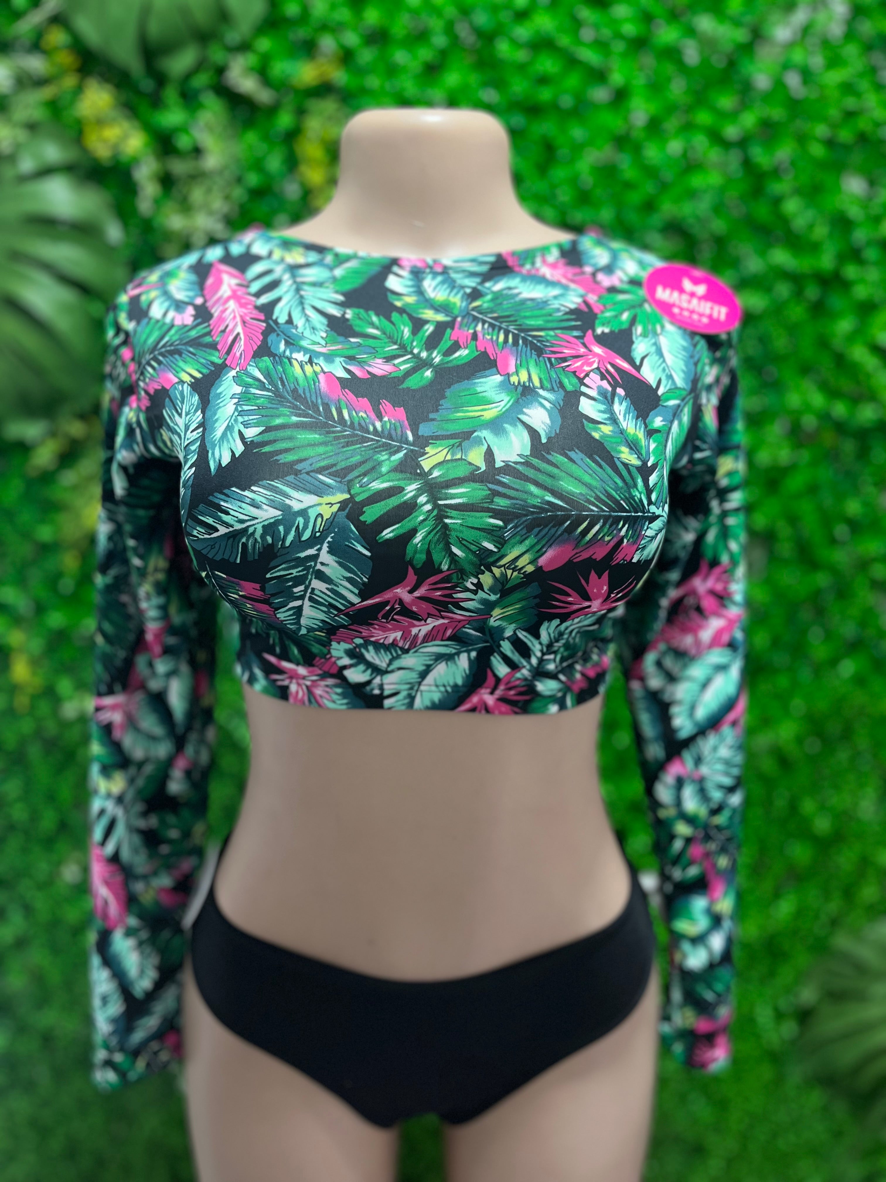 Bikini EMMA BN077 - Polera Manga Larga Elasticada