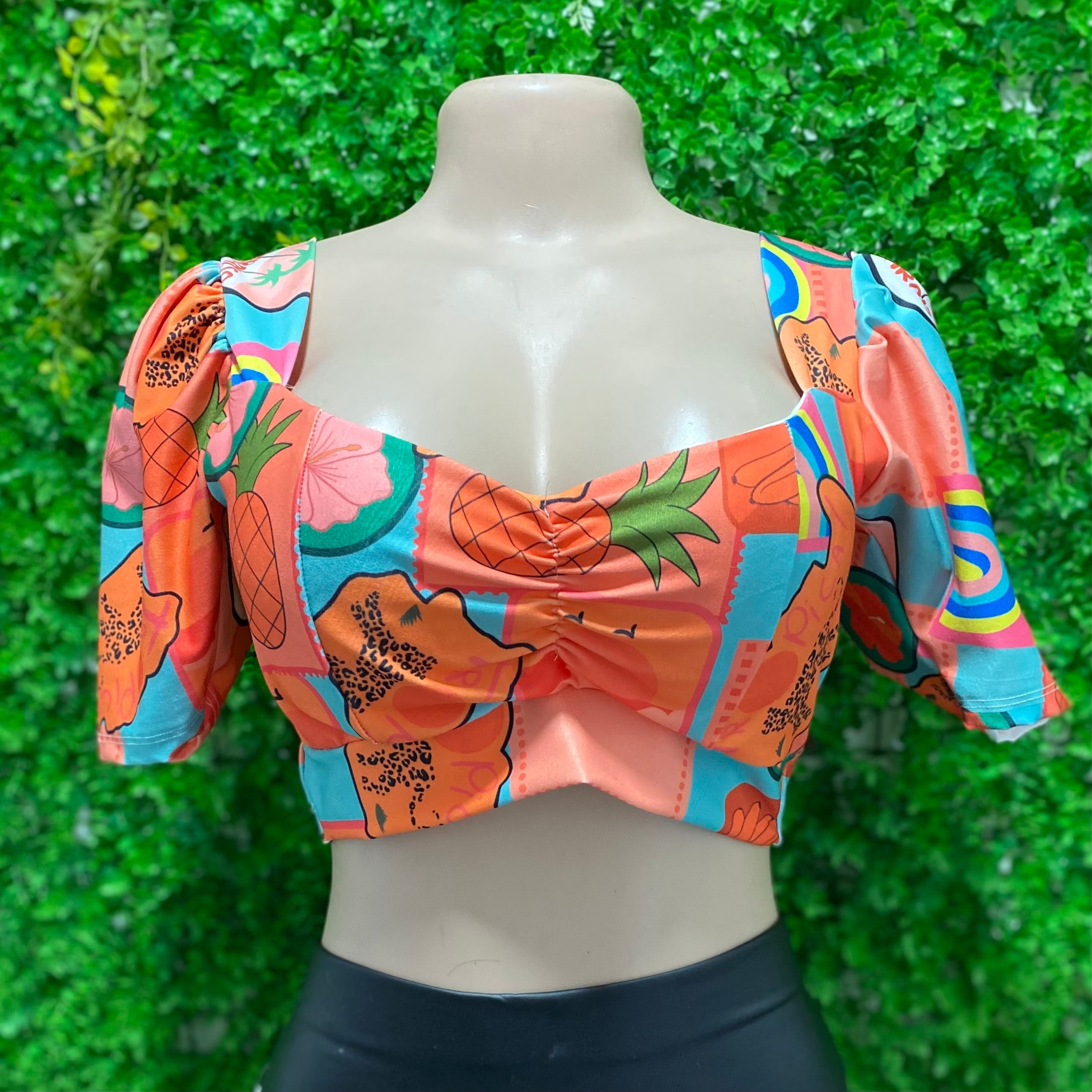 Croptop Bruna estampado