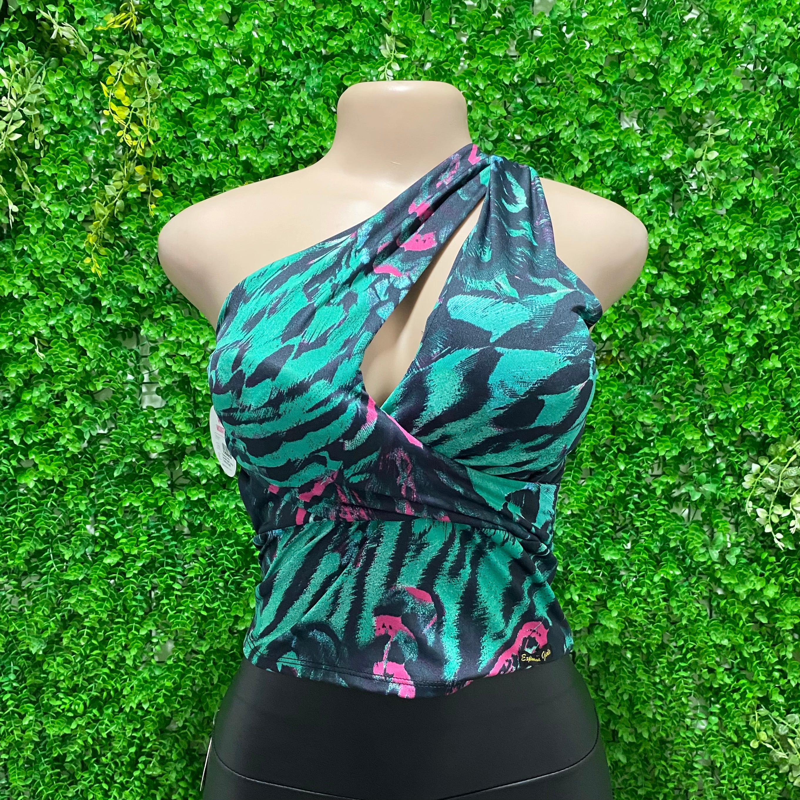Croptop Helena multiforma estampado