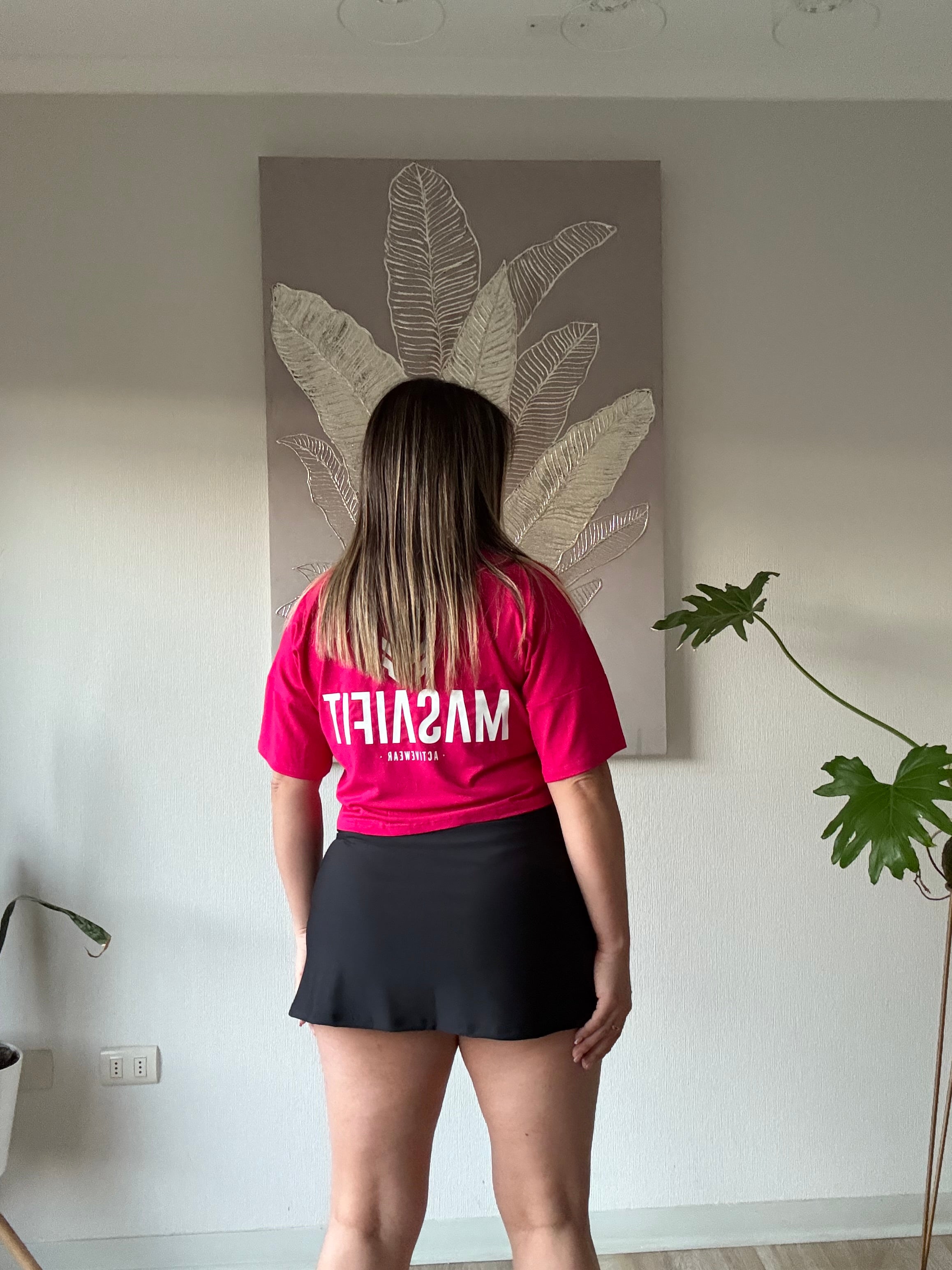 Falda Short Power fit - Negra