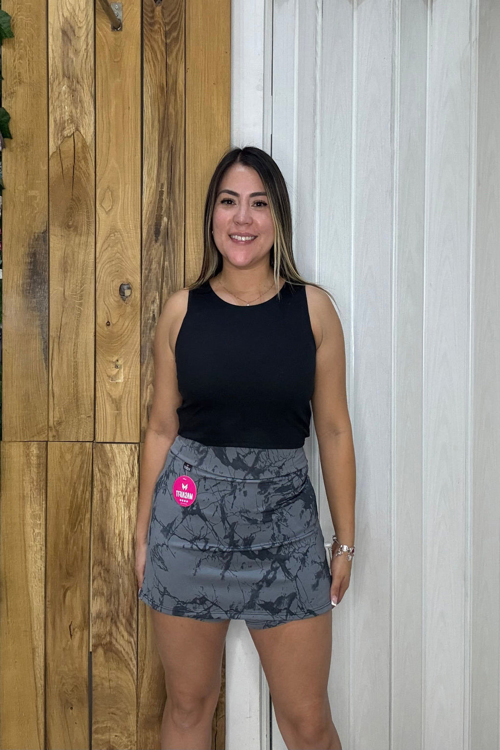 Falda Short Glow Fit - 0101