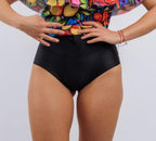 Calzón Vintage tiro alto negro