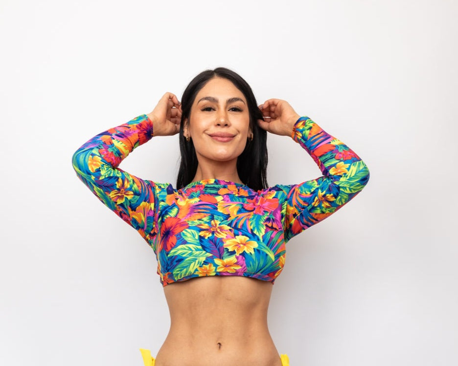 Bikini EMMA BN017 - Polera Manga Larga Elasticada