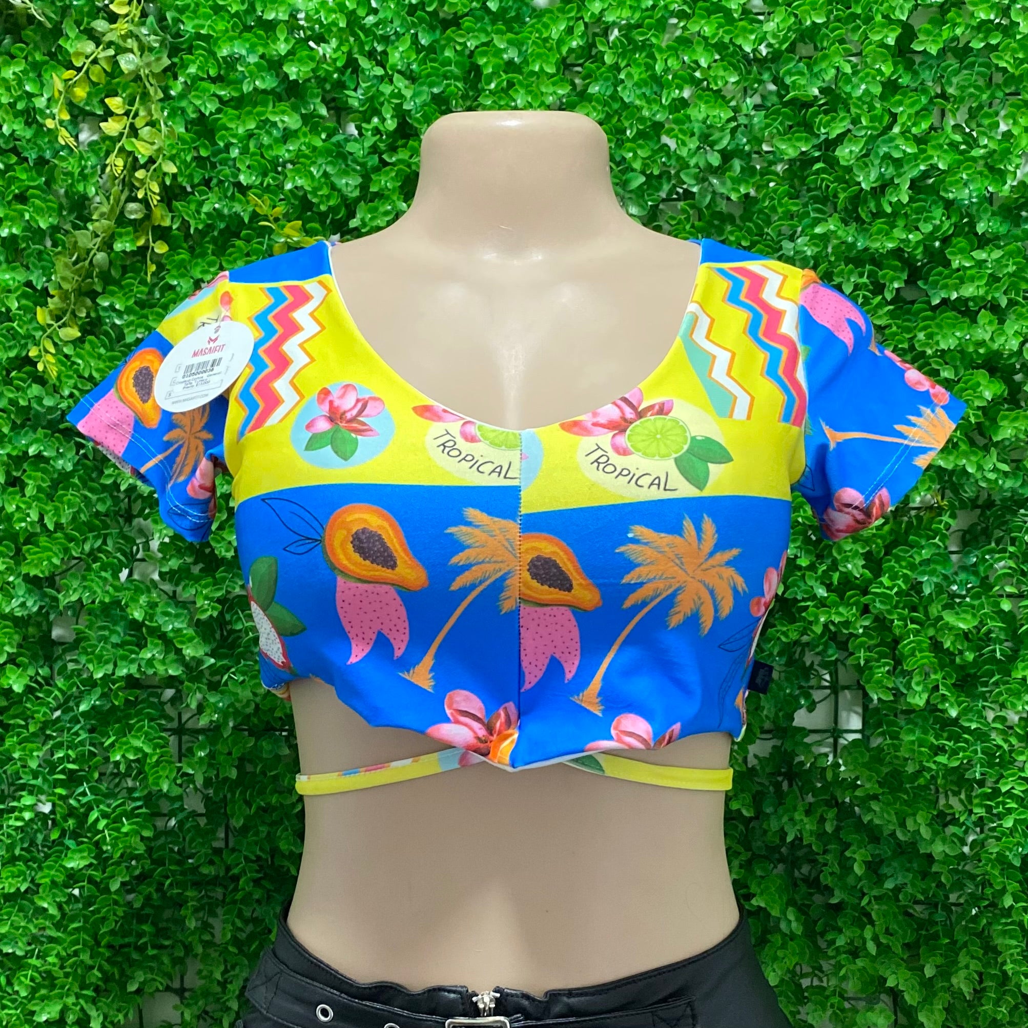 Croptop Sofia estampado