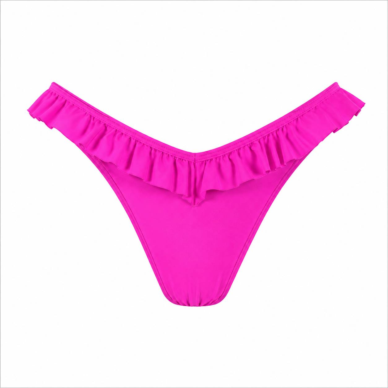 Tanga HAWAI - Fucsia Corte V con Vuelos