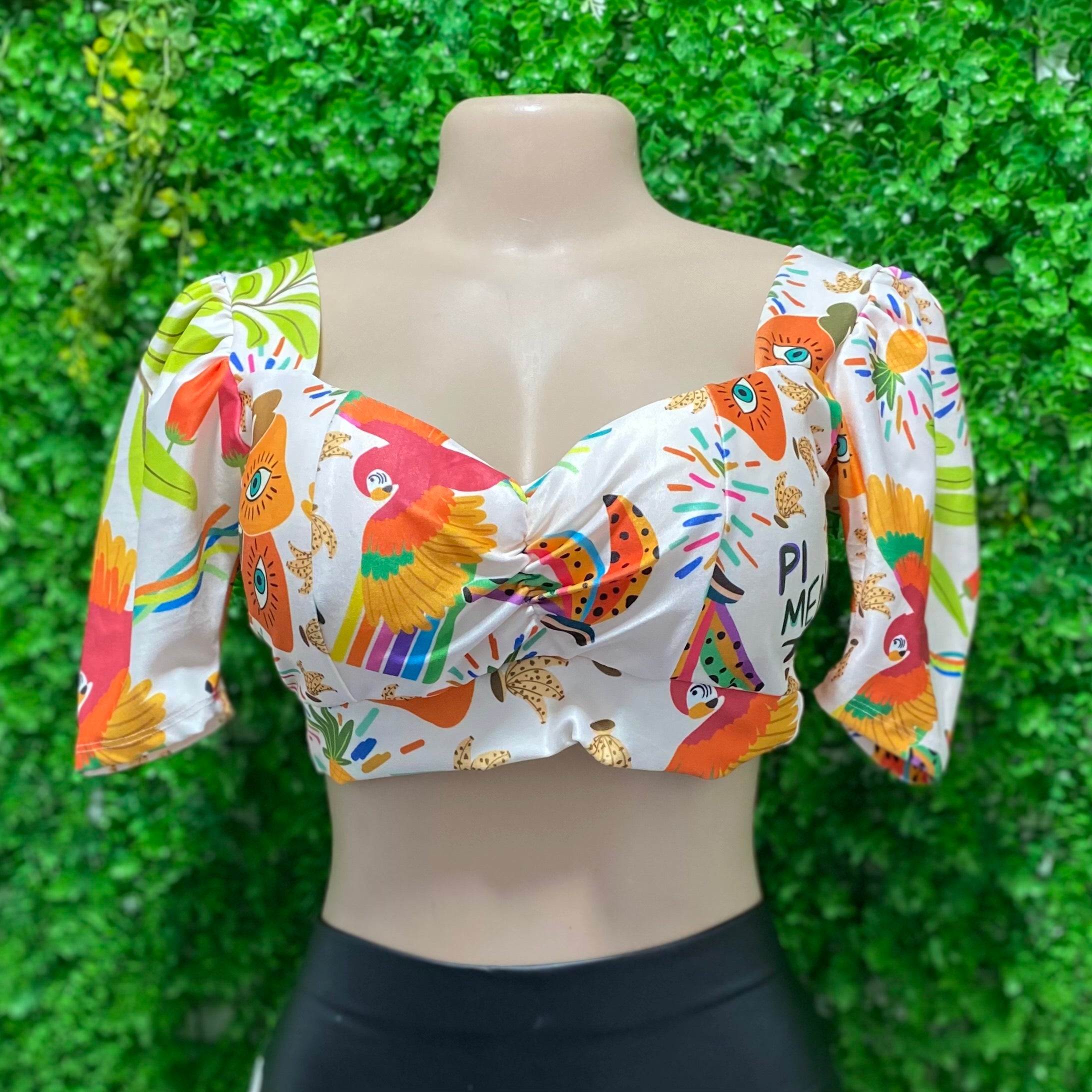 Croptop Bruna estampado