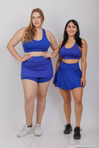 Falda Short Move Fit Azul Electrico