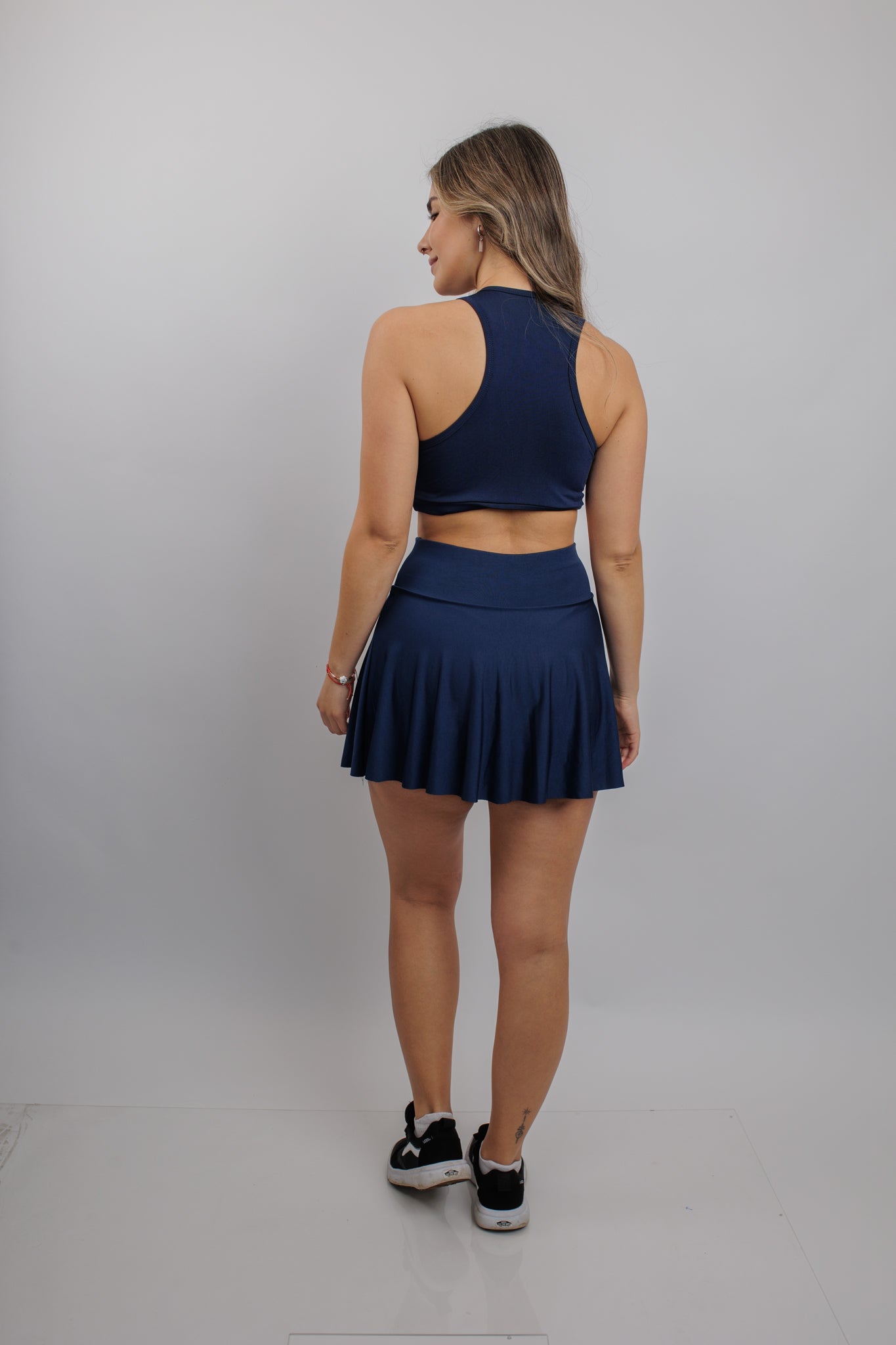 Falda Short Sueltas Azul Marino