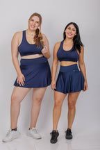 Falda Short XL Move Fit Azul Marino