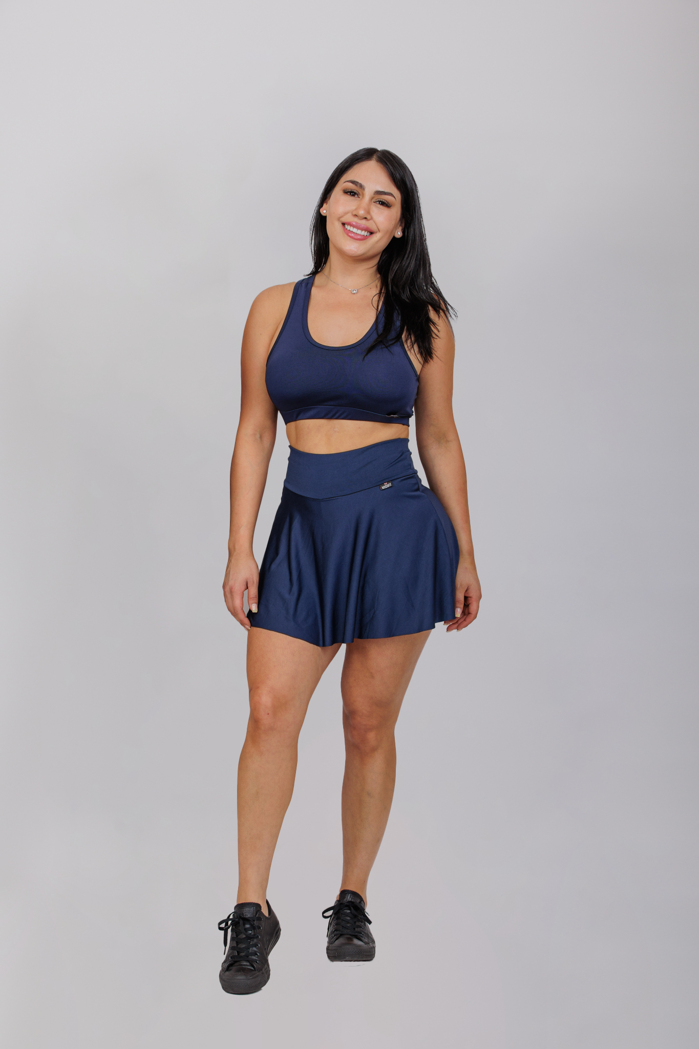 Falda Short Sueltas Azul Marino