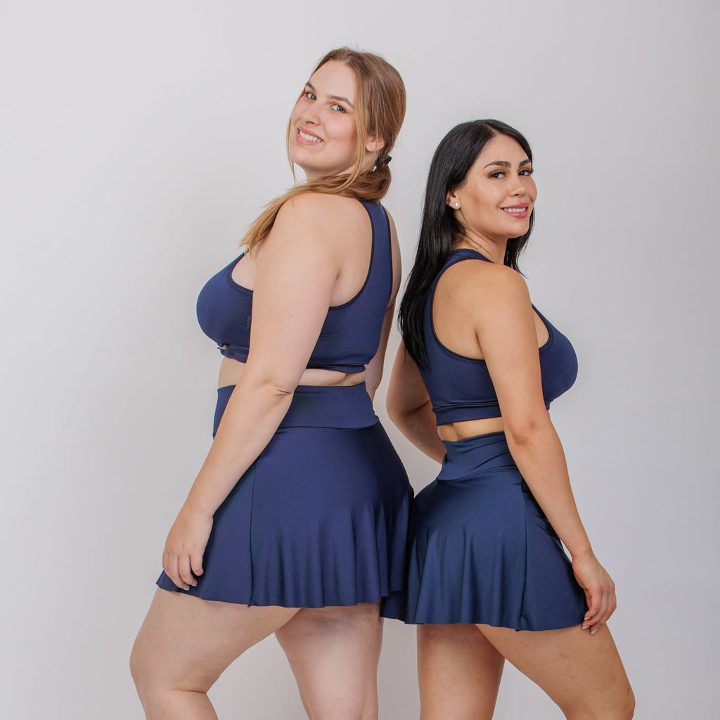 Falda Short XL Move Fit Azul Marino