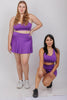 Falda Short Suelta Morada