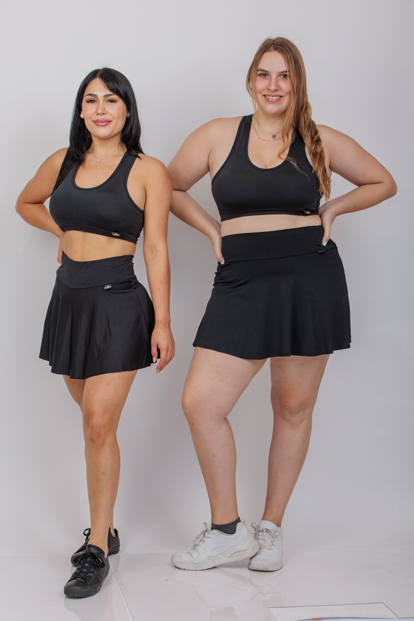 Falda Short L y XL - Sueltas Negra