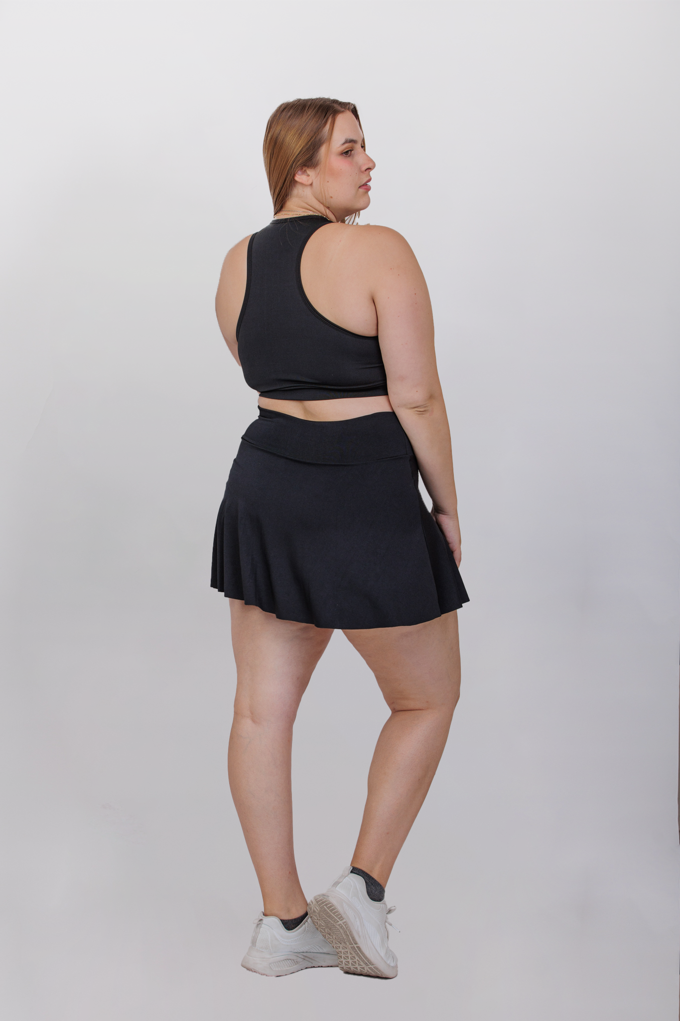 Falda Short L y XL - Sueltas Negra