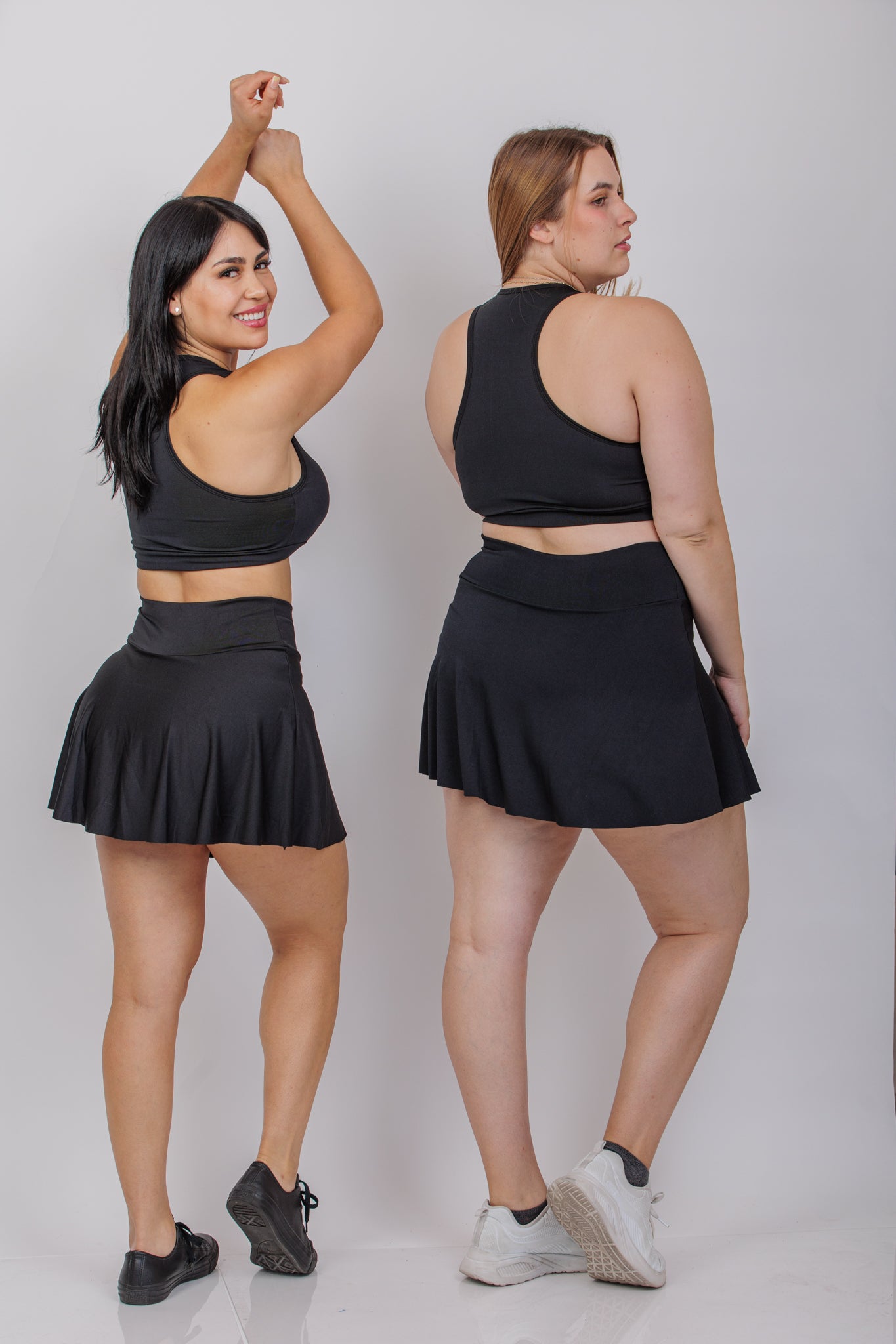 Falda Short L y XL - Sueltas Negra