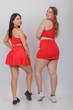 Falda Short Move Fit Roja