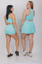 Falda Short Move Fit Turquesa