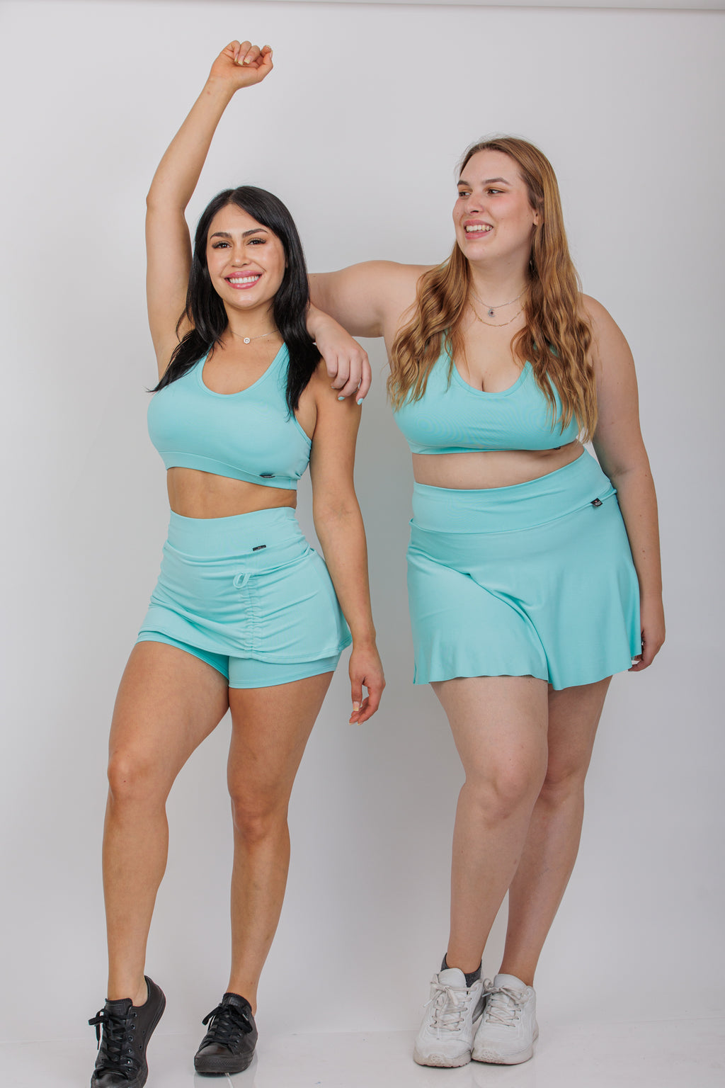 Falda Short Move Fit Turquesa