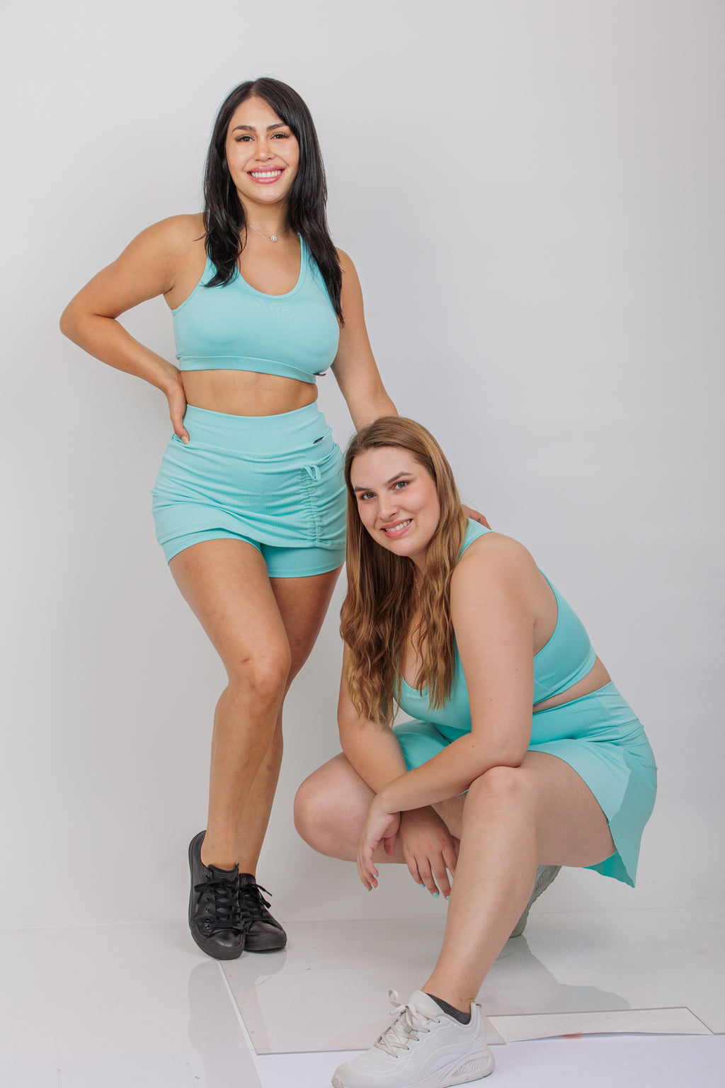 Falda Short Move Fit Turquesa