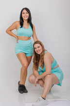 Falda Short Move Fit Turquesa