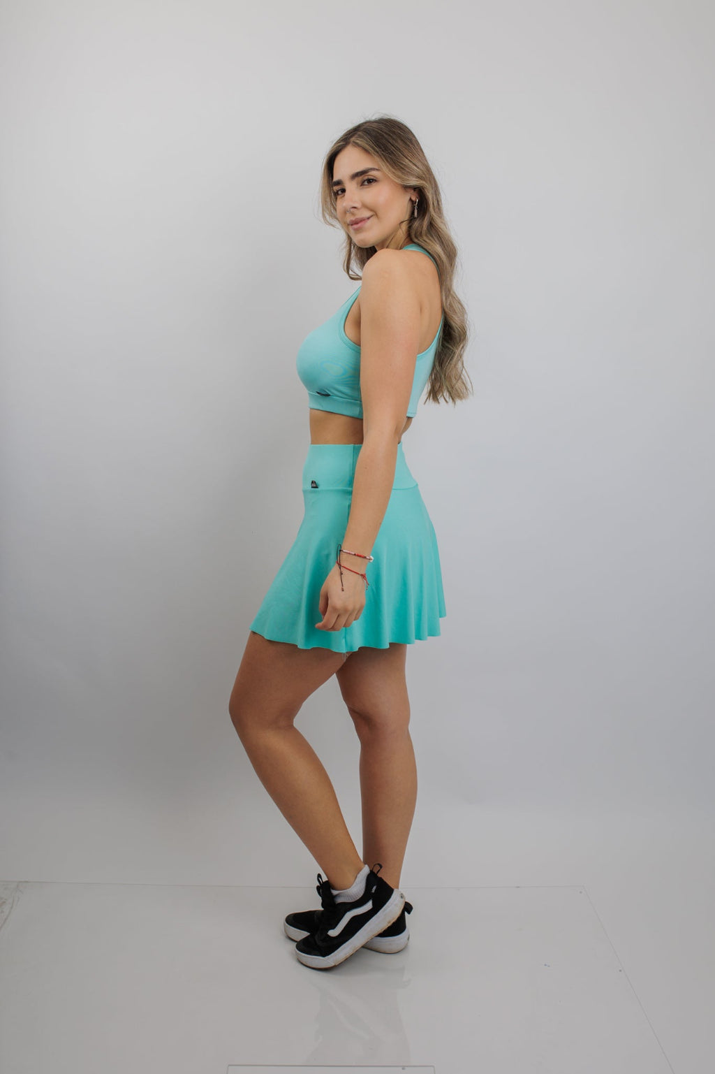 Falda Short Move Fit Turquesa