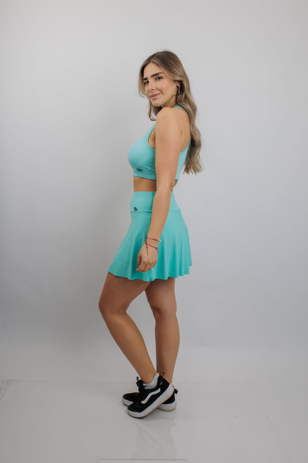 Falda Short Move Fit Turquesa