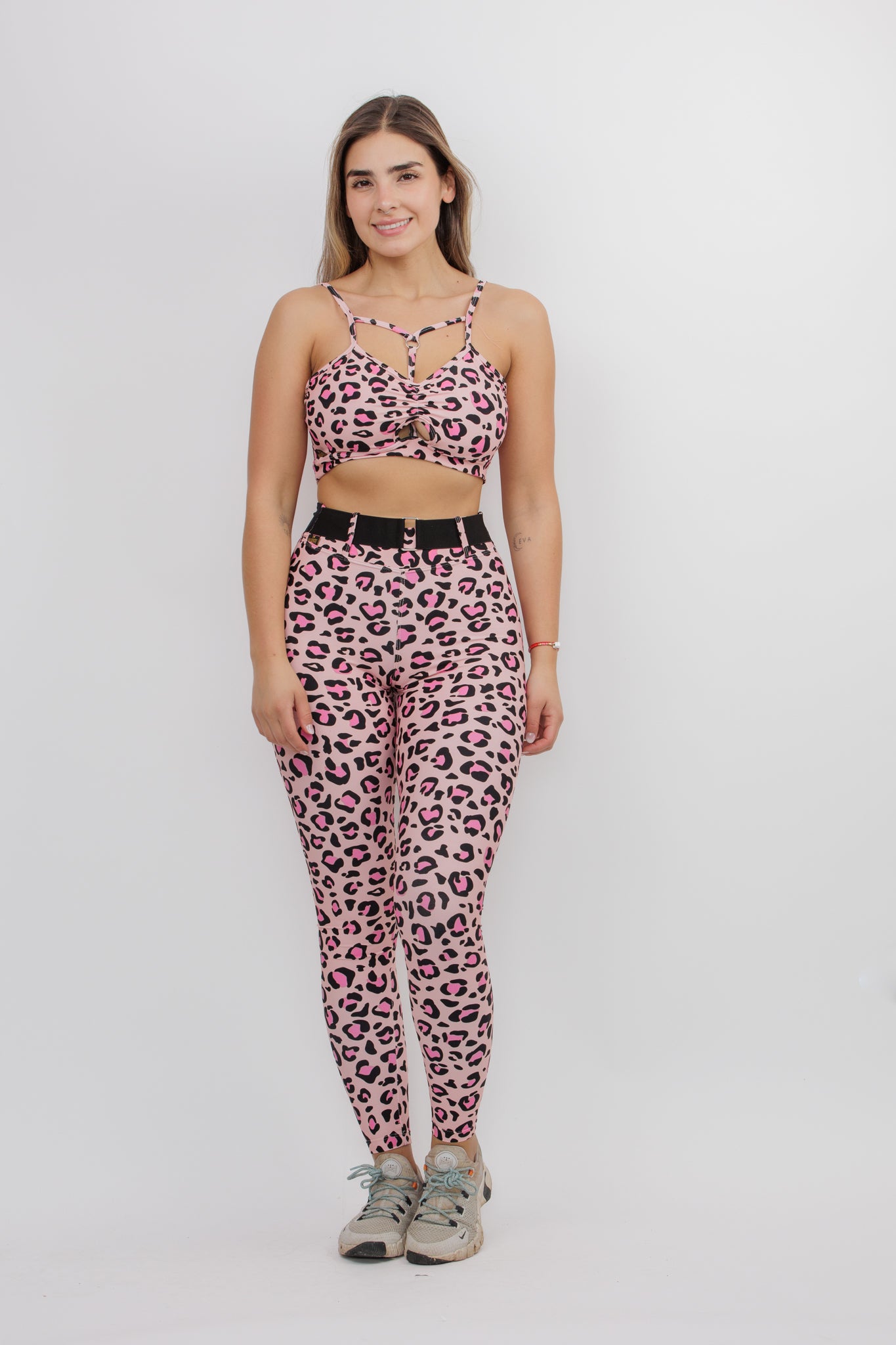 Top Peto Brasil Print Rosa tiras busto