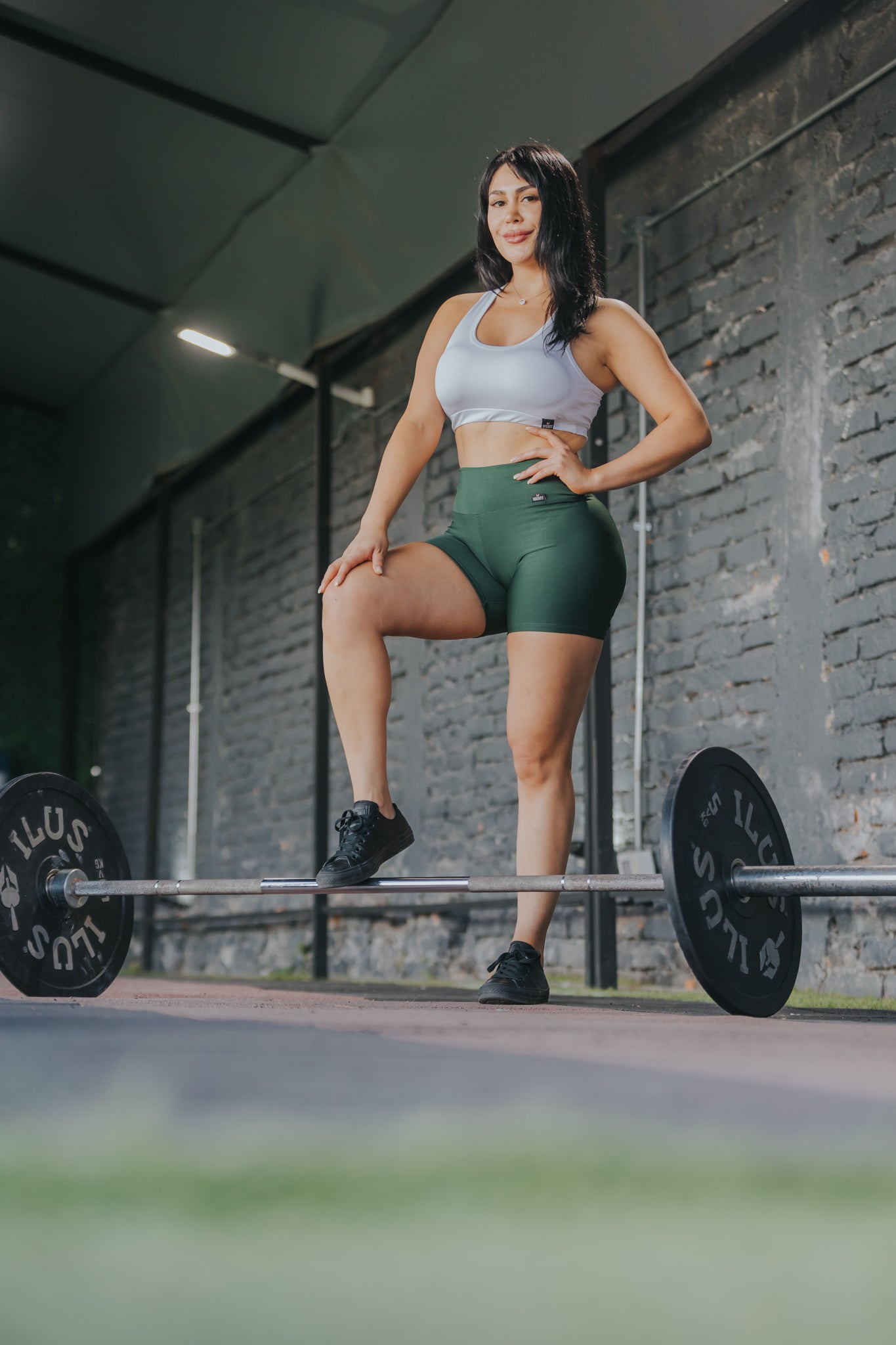 Short Verde Musgo - Suplex Brasil Tiro Alto