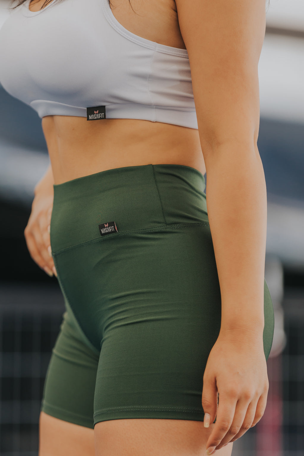 Short Verde Musgo - Suplex Brasil Tiro Alto