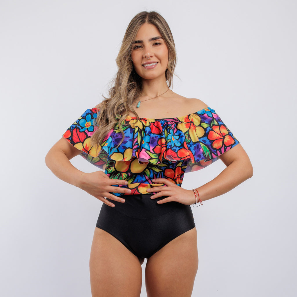 Calzón Vintage tiro alto negro