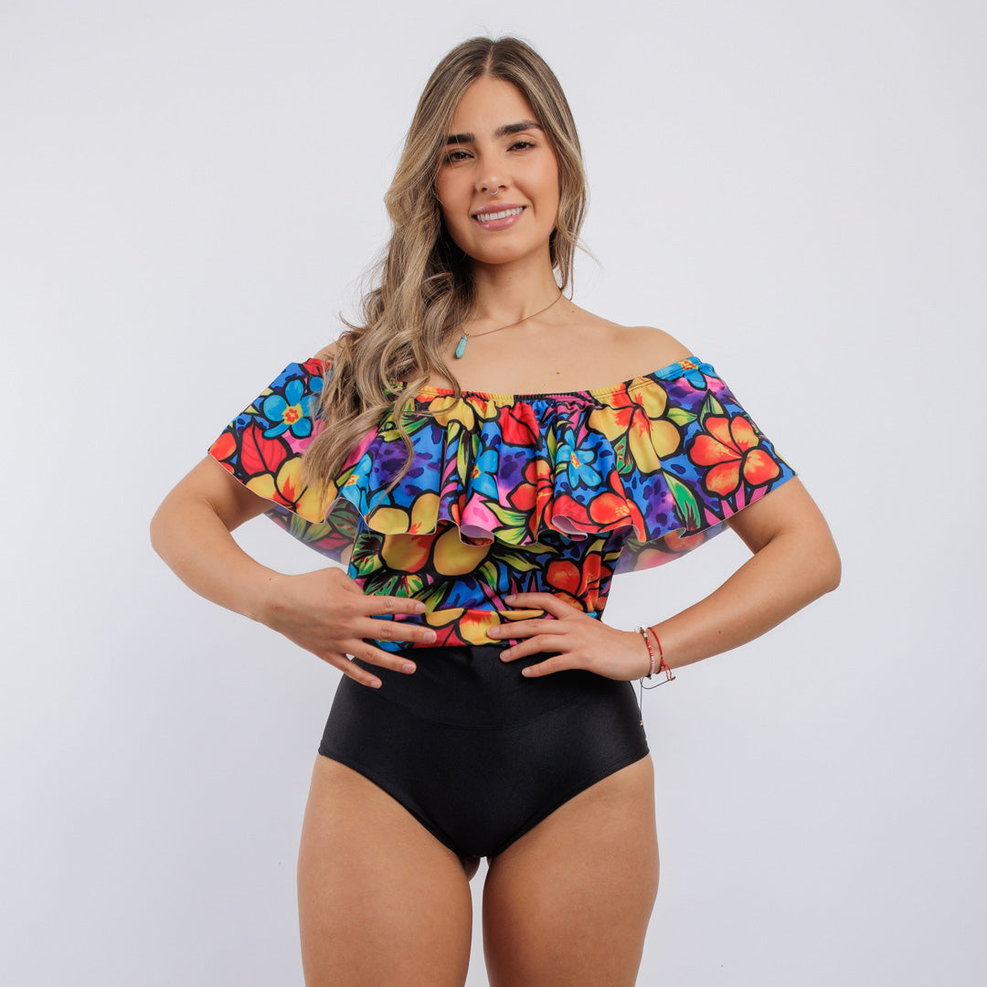 Calzón Vintage tiro alto negro