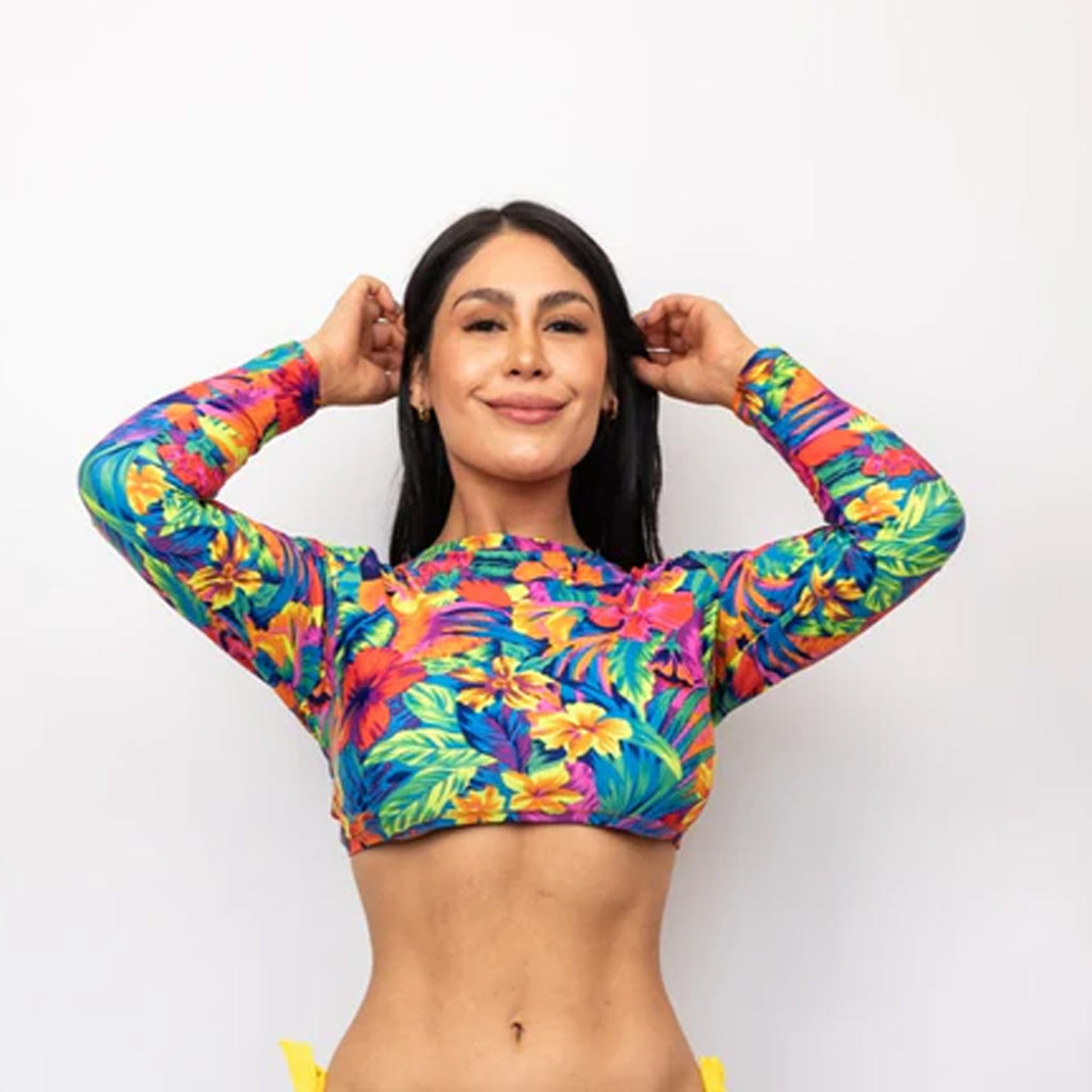 Bikini EMMA BN017 - Polera Manga Larga Elasticada